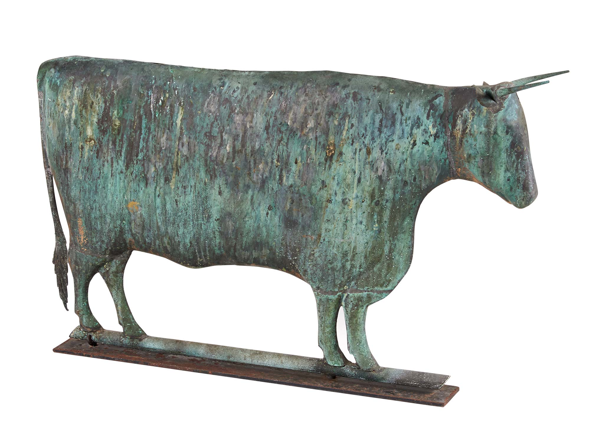 Lot image - Copper Bull Weathervane