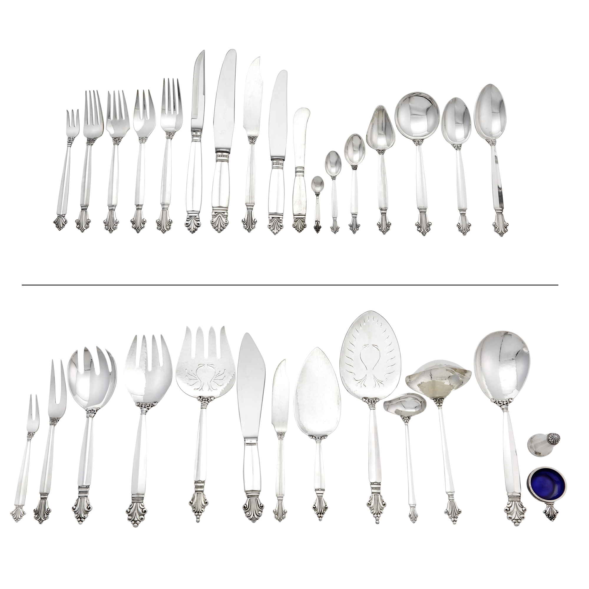 Lot image - Georg Jensen Sterling Silver Acanthus