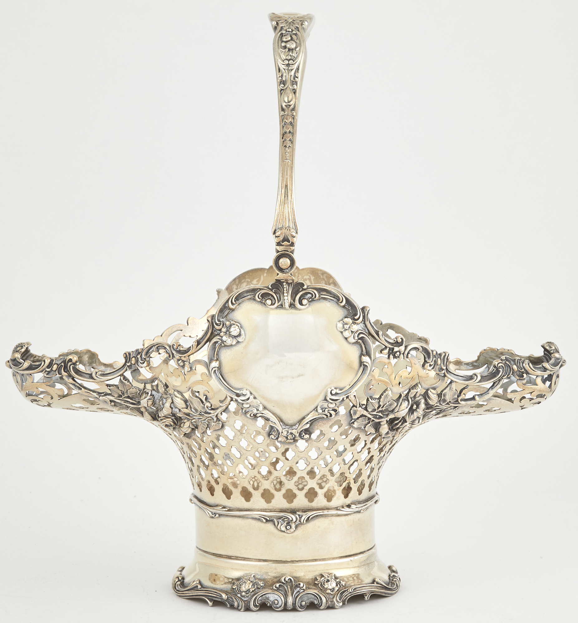 Lot image - Gorham Sterling Silver Gilt Basket