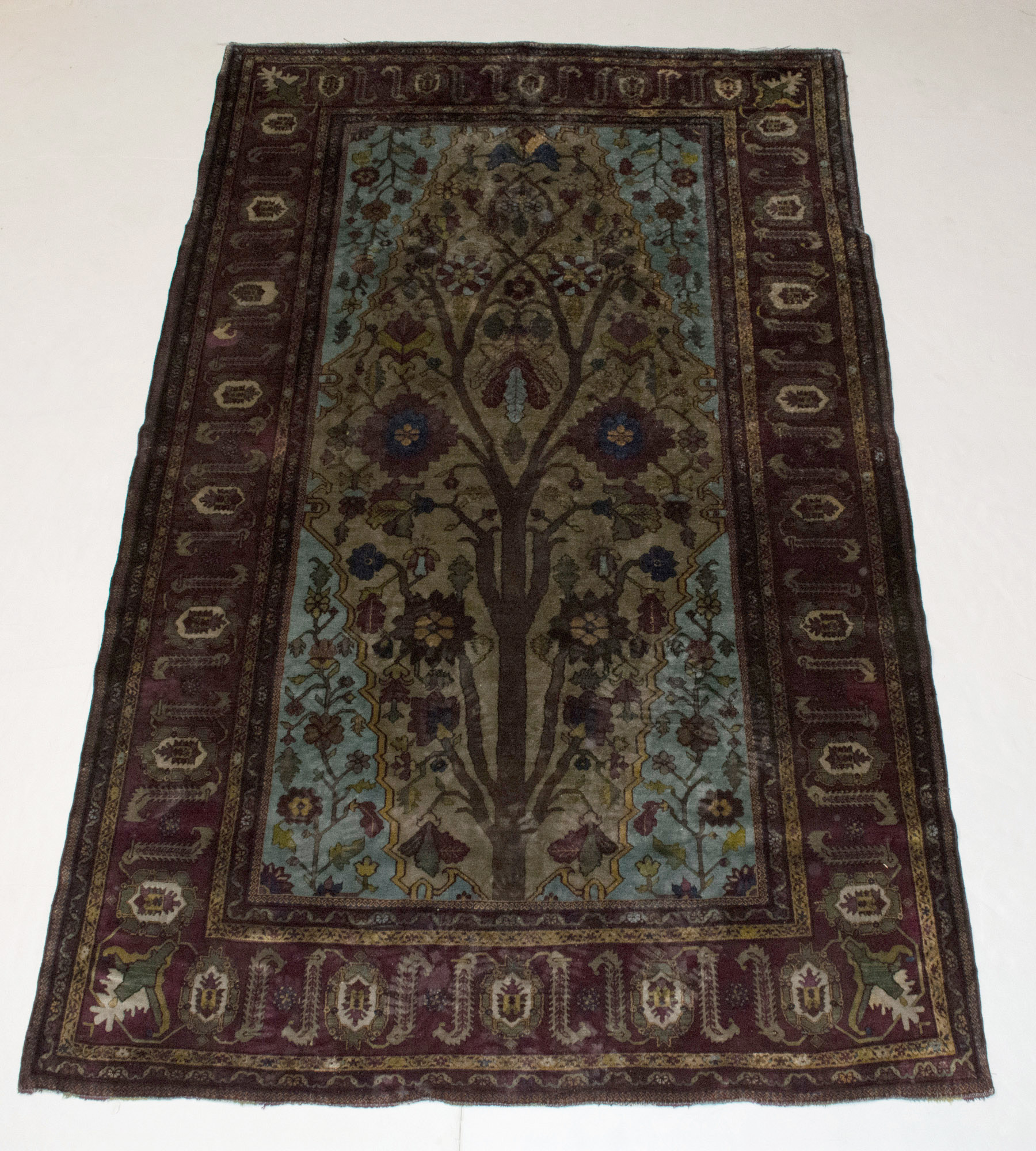 Lot image - Silk Fereghan Rug