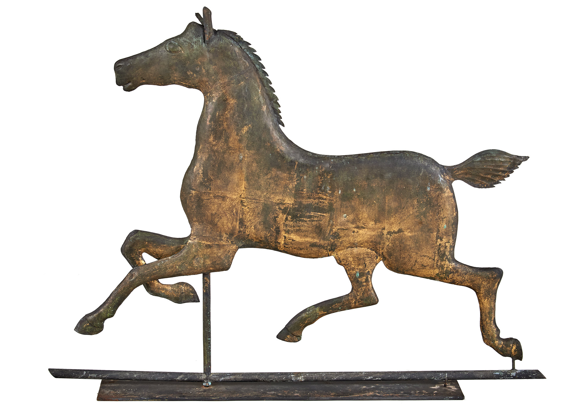 Lot image - Copper Hackney Horse Weathervane