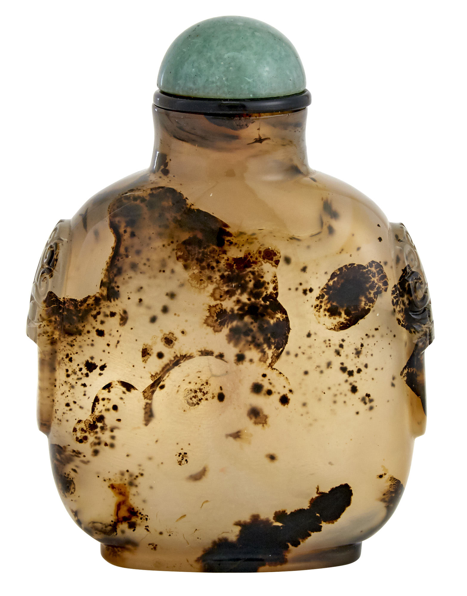 Lot image - Chinese Agate Snuff Bottle