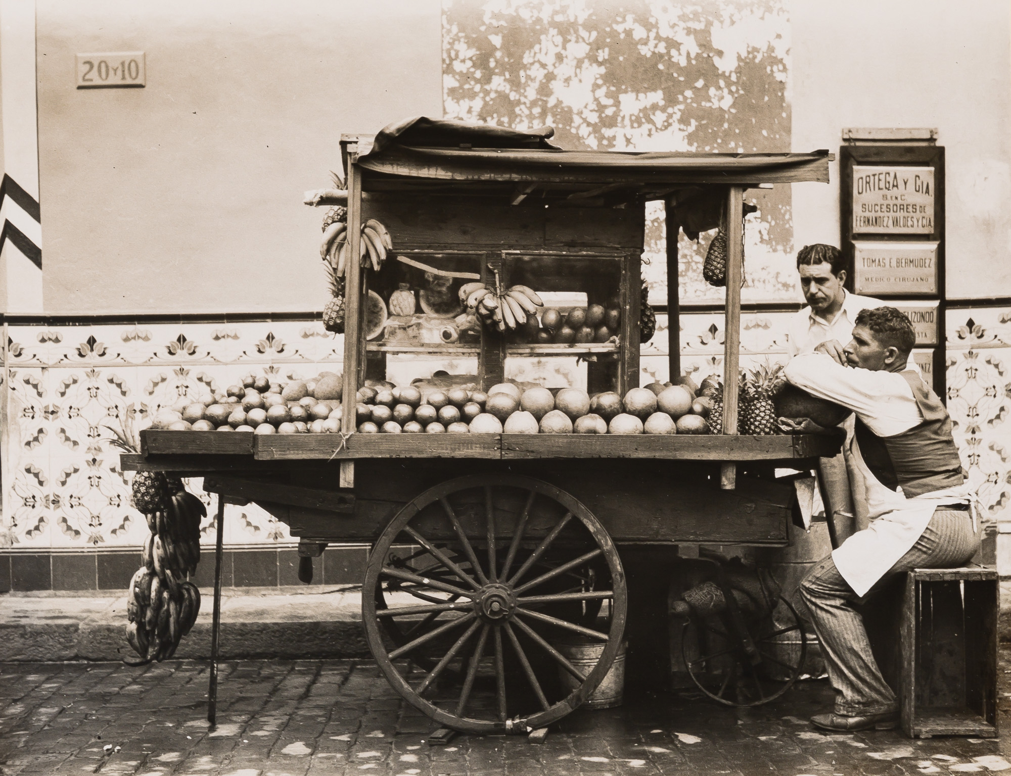 Lot image - EVANS, WALKER (1903-1975)  Forty-six gelatin photographs dating from his 1933 trip to Cuba,