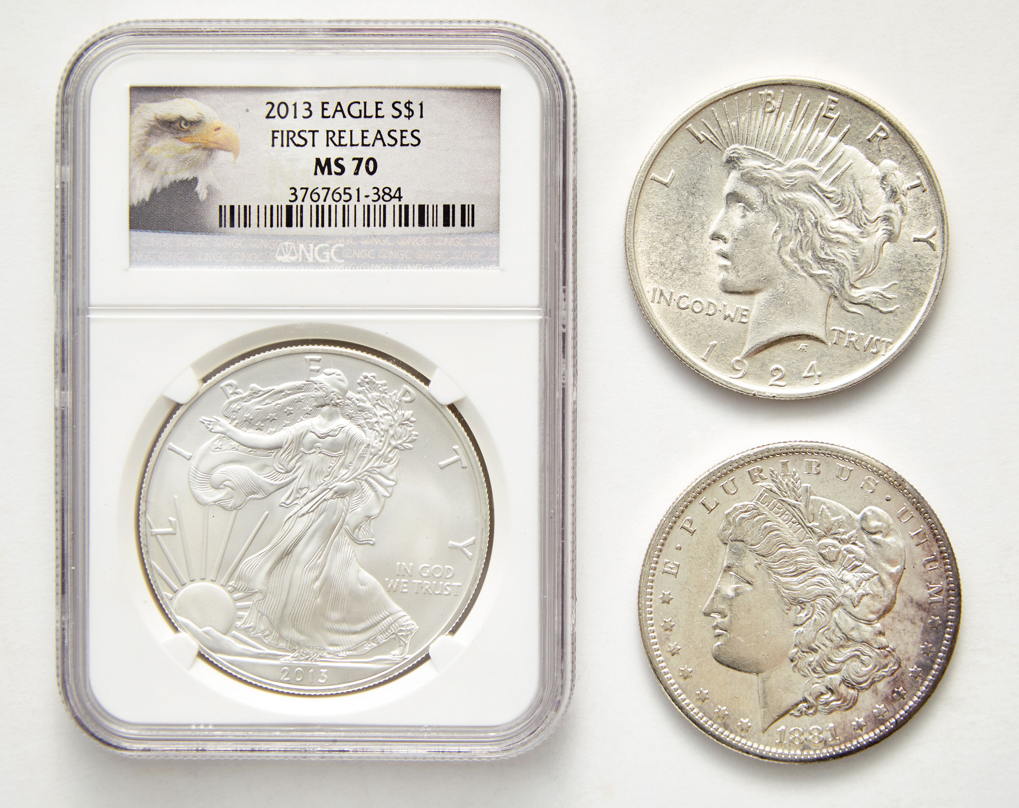 Lot image - United States Silver Dollar Group