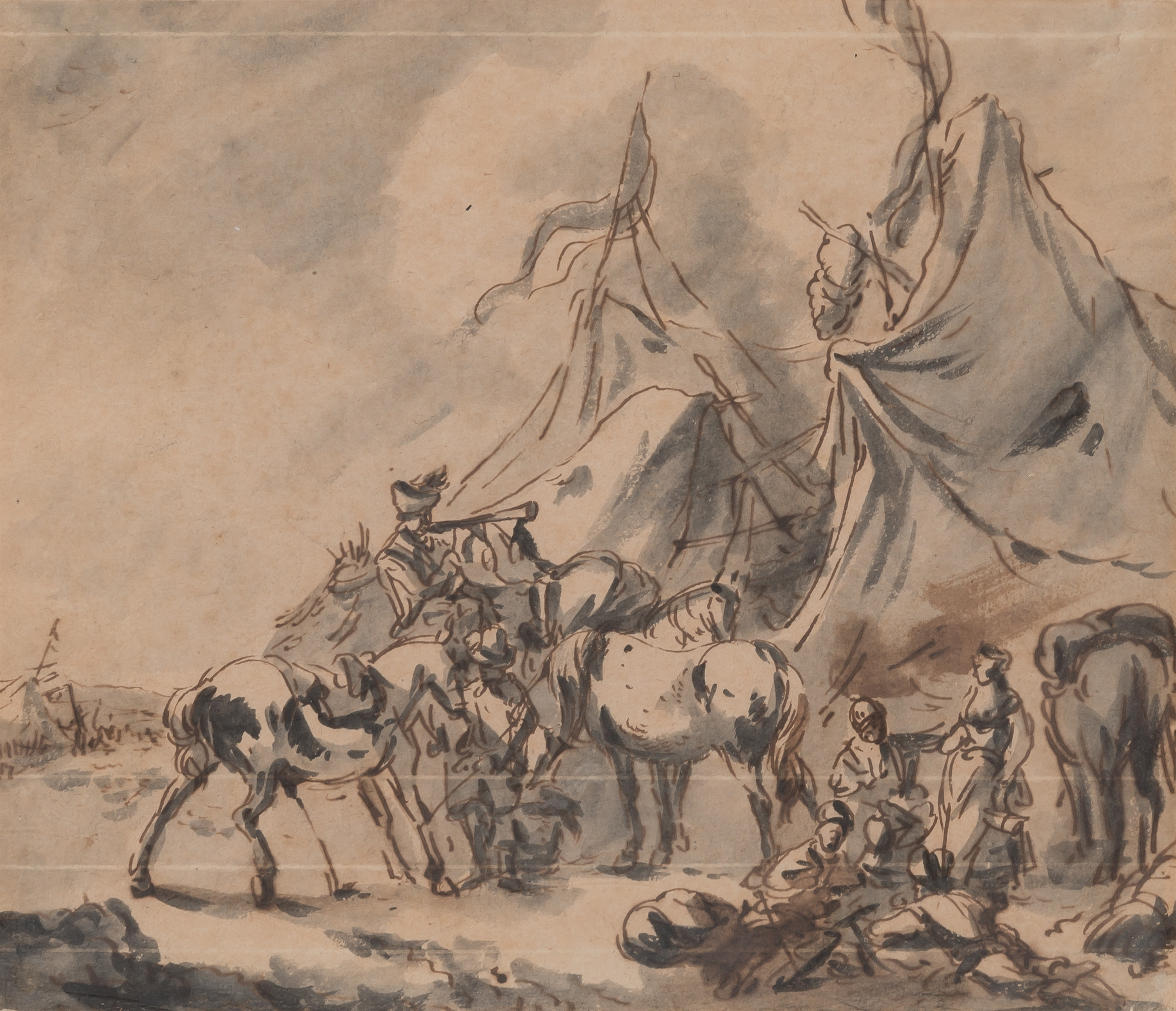 Lot image - Follower of Philips Wouwerman