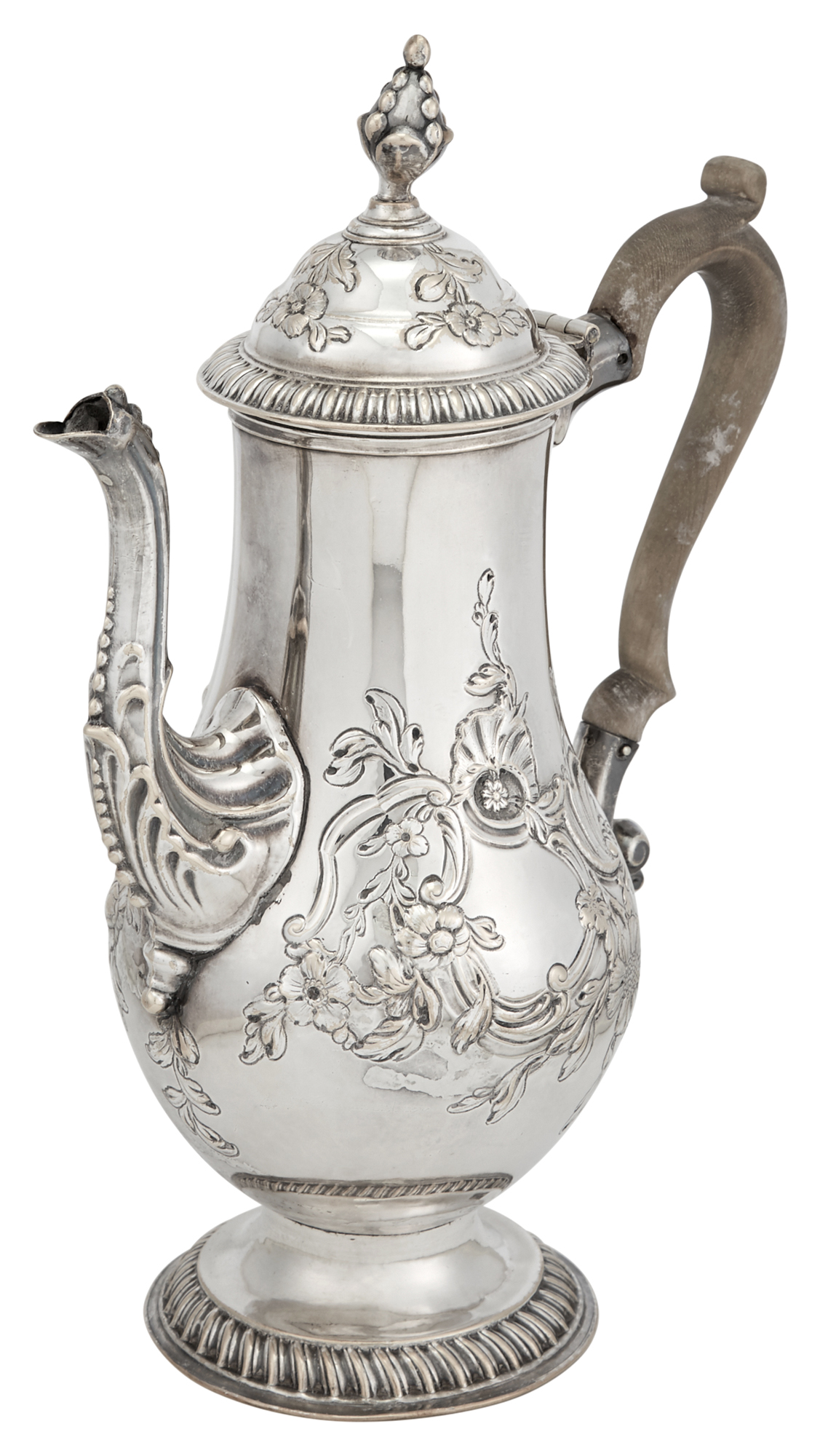 Lot image - Sheffield Plate Coffee Pot