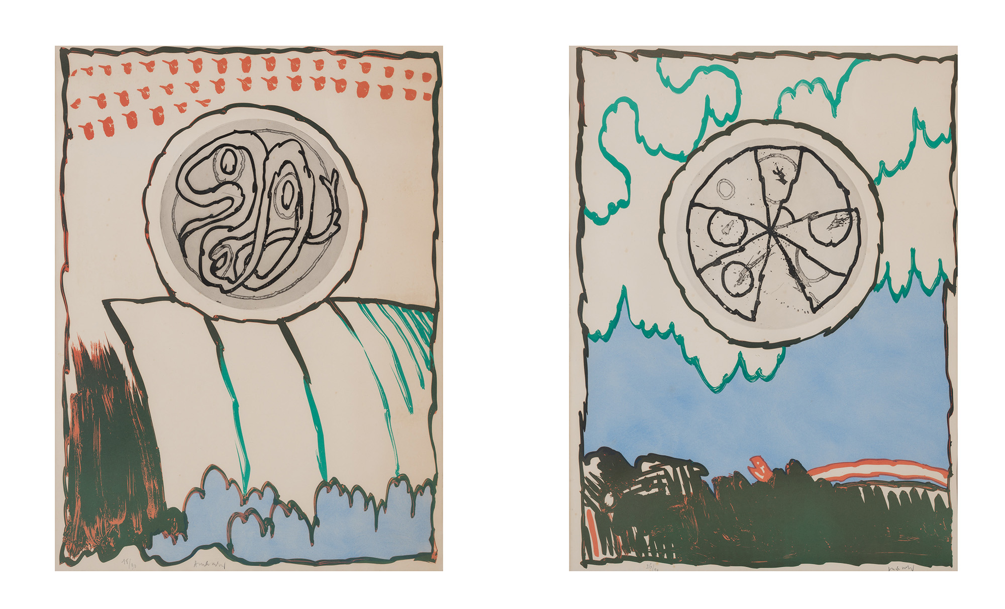 Lot image - Pierre Alechinsky (b. 1927)