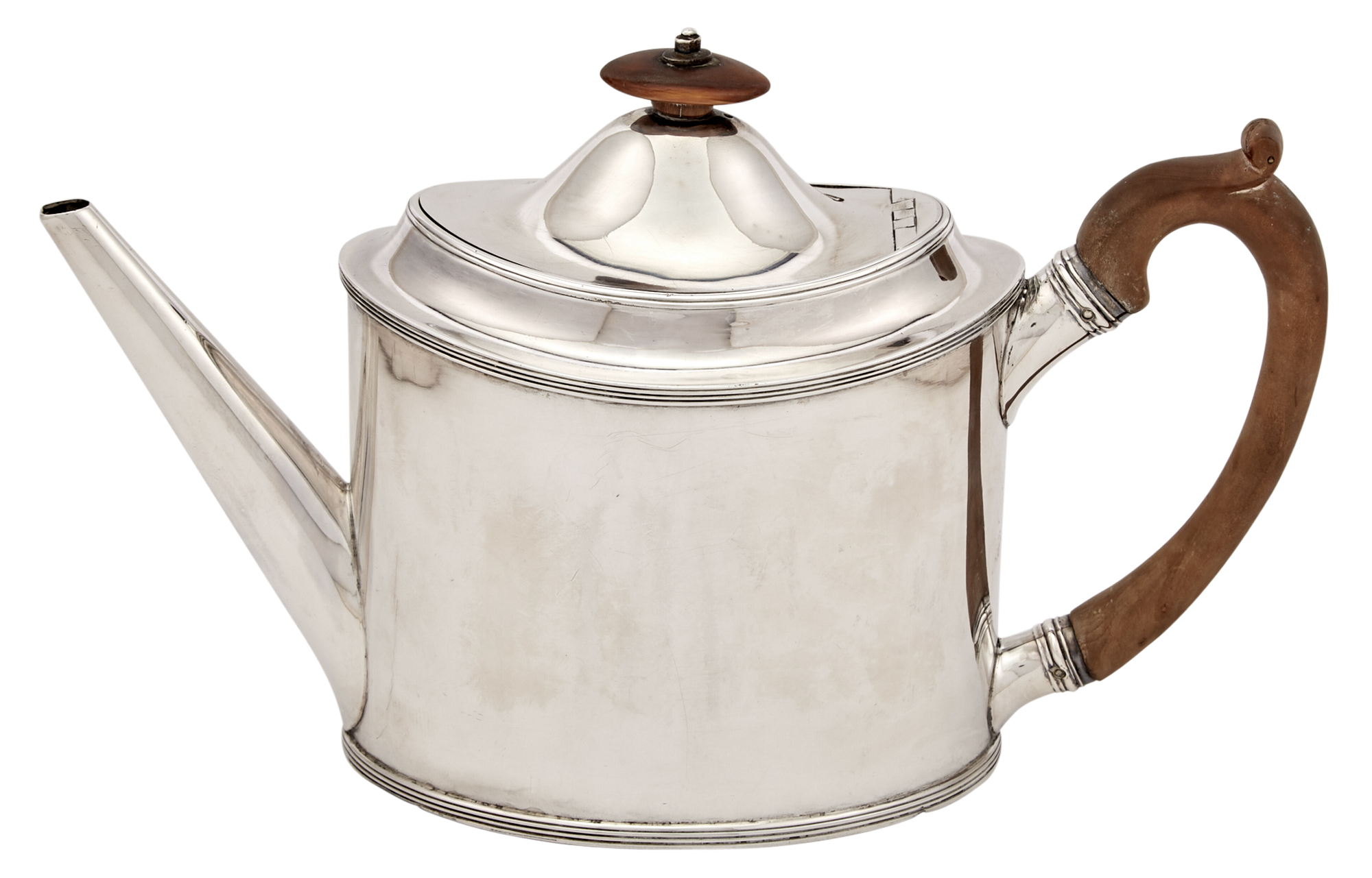 Lot image - George III Sterling Silver Teapot