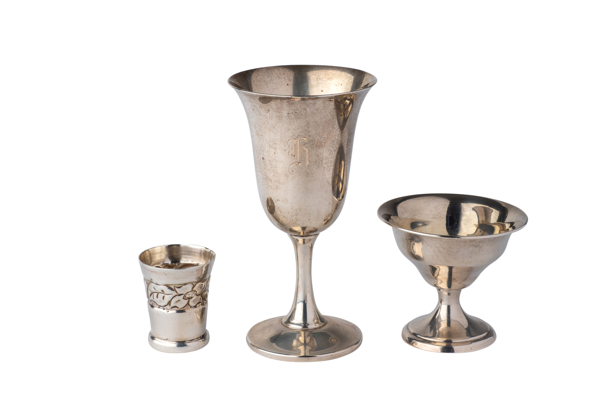 Lot image - Group of Sterling Silver Tableware