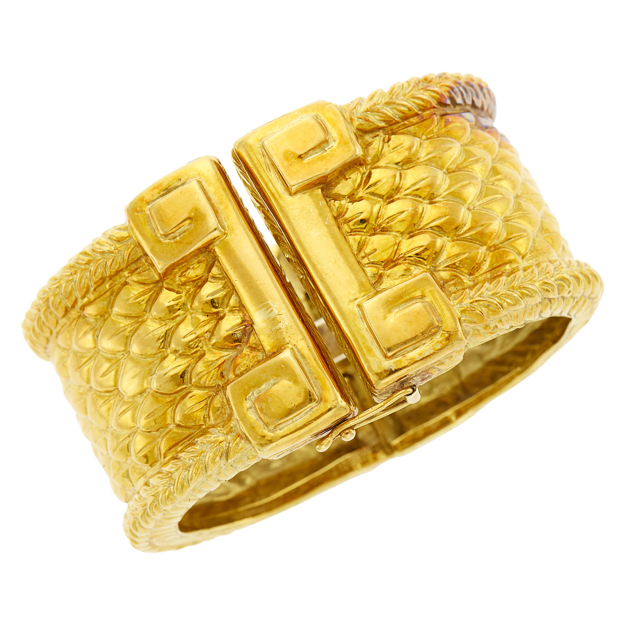 Lot image - Gold Cuff Bangle Bracelet