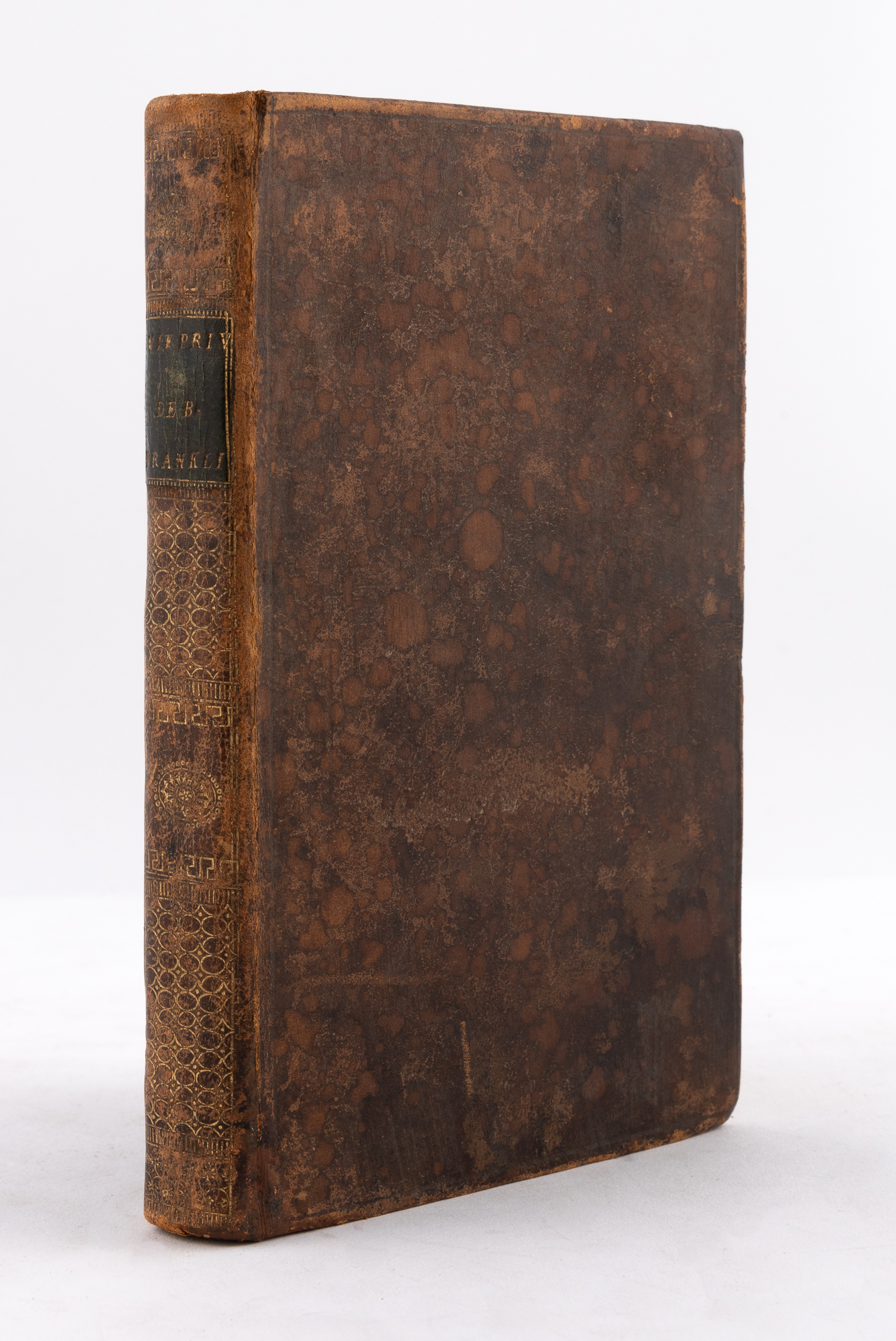 Lot image - FRANKLIN, BENJAMIN  Memoires de la vie privée... écrits par lui-même, et adressés à son fils.