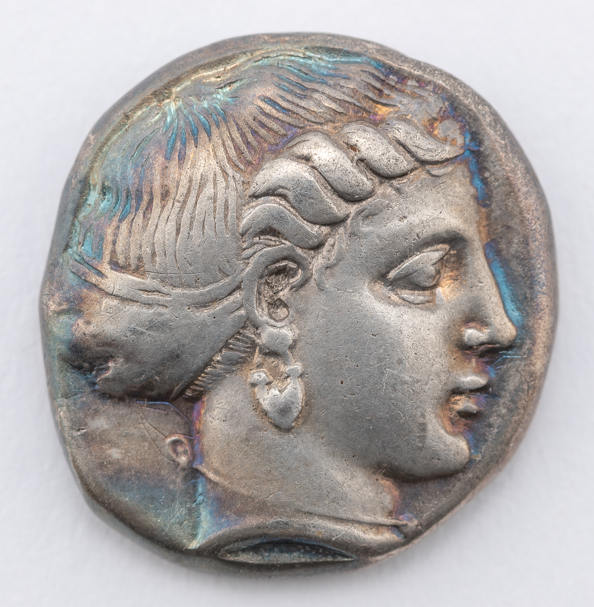 Lot image - Italy. Lucania Metapontion ca. 400-300 BC. AR Nomos (6.84g).