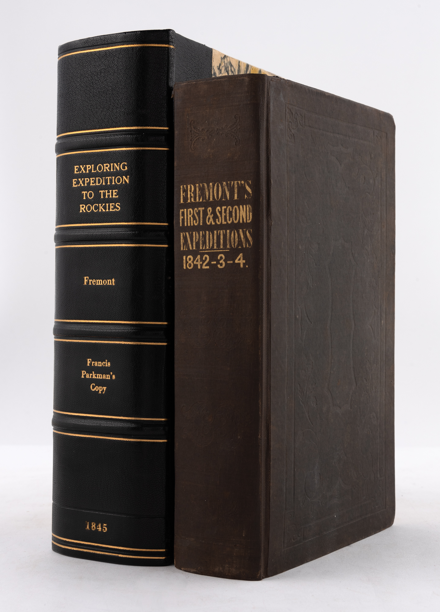 Lot image - FREMONT, JOHN CHARLES  Report of the Exploring Expedition to the Rocky Mountains in the Year 1842, and to Oregon and Northern California in the years 1843-44.