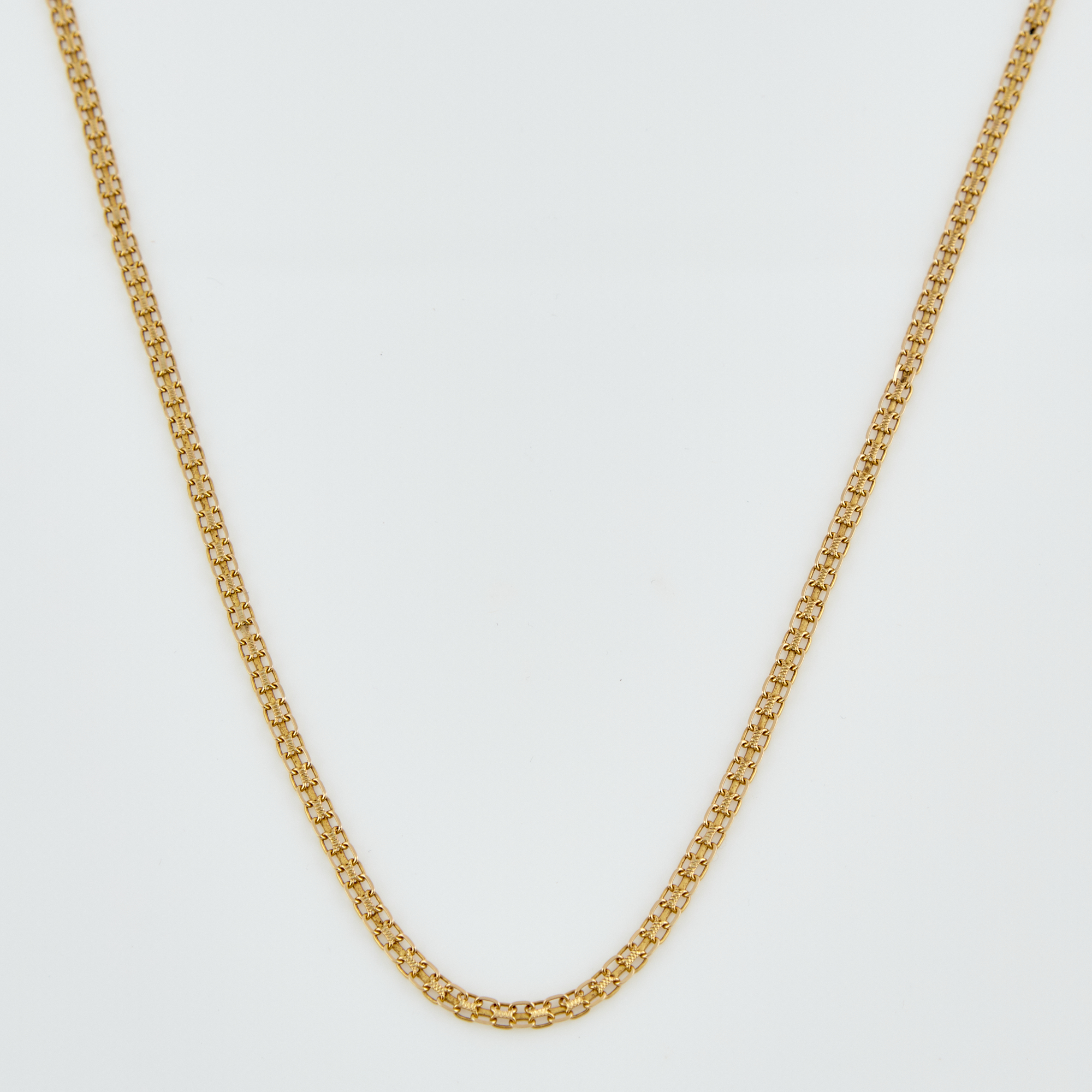 Lot image - Gold Neck Chain, 14K 6 dwt.