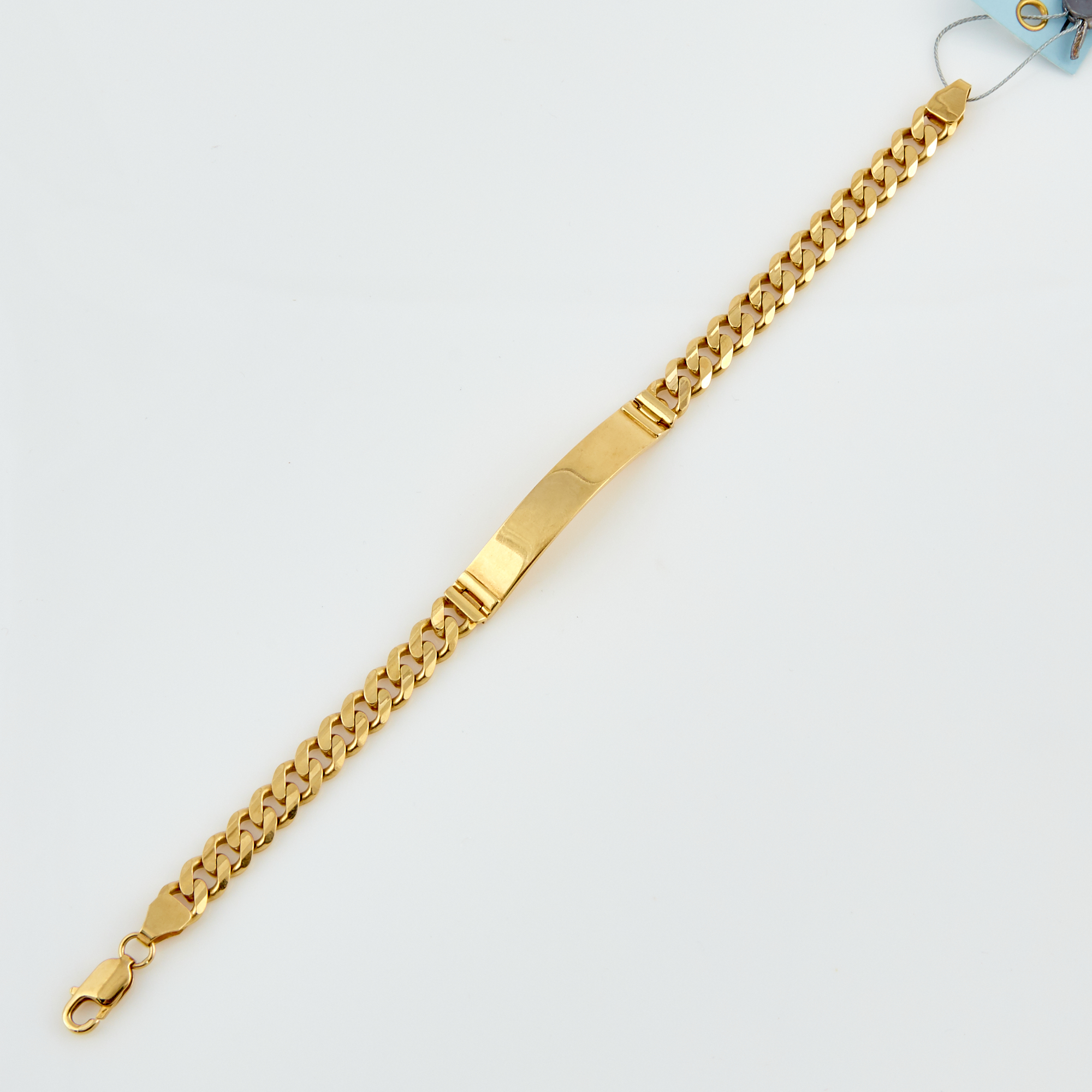 Lot image - Gold ID Bracelet, 18K 26 dwt.