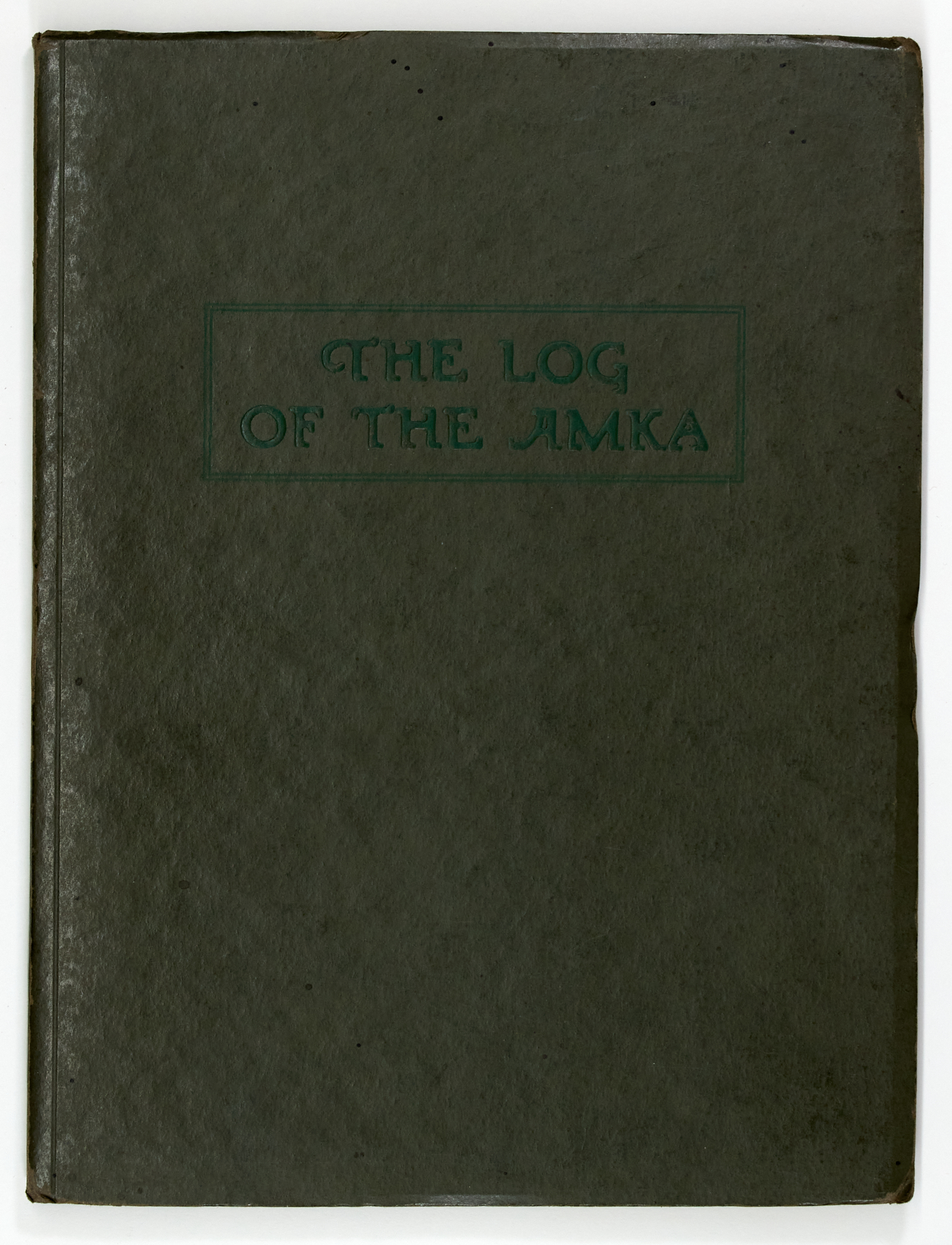 Lot image - [AFRICA-HUNTING]  PLUMB, R. HUDSON. The Log of the Amka, 1928.