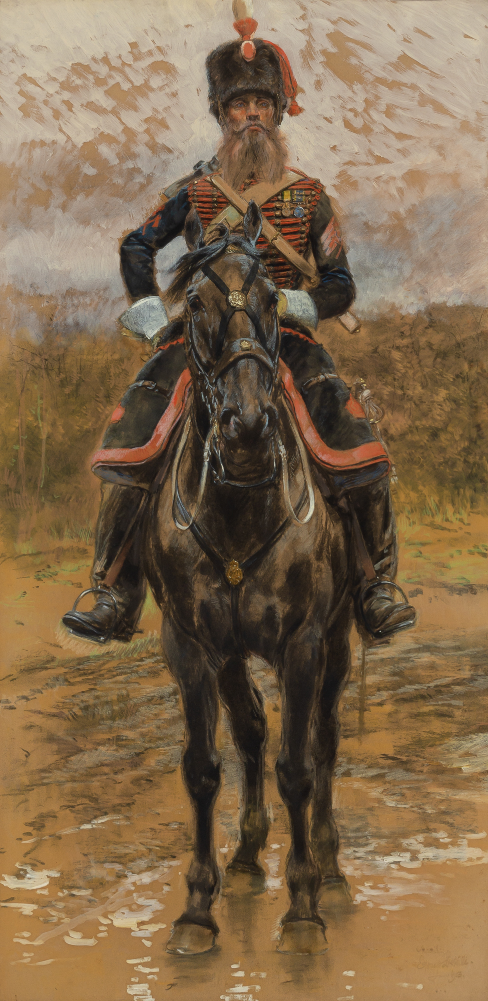 Lot image - Edouard Jean Baptiste Detaille