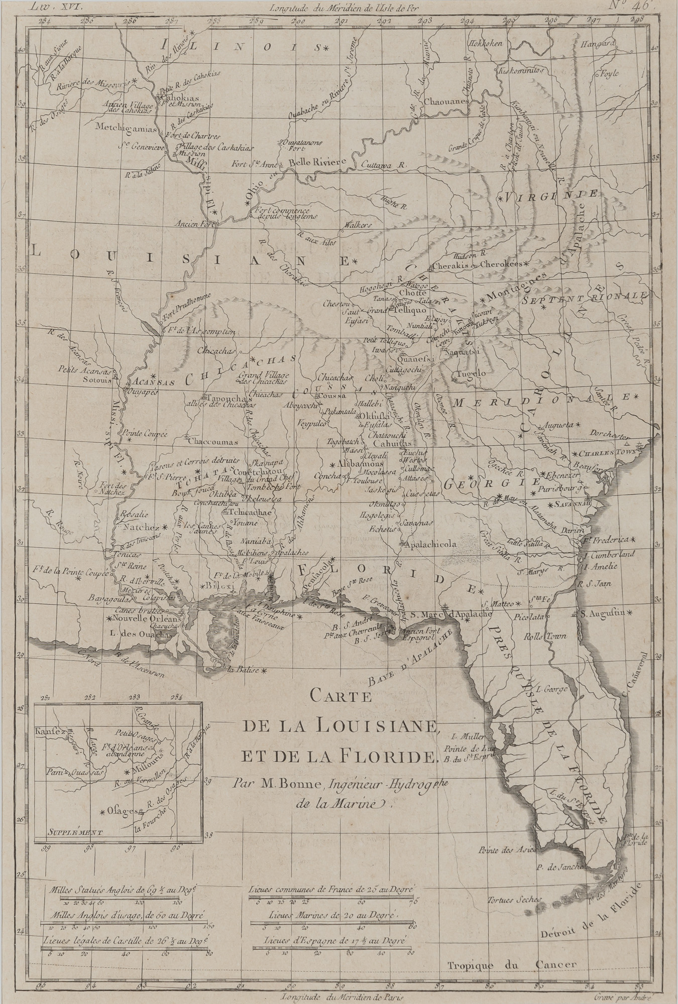 Lot image - [MAPS-GULF]  Group of five decorative antique maps of the gulf region, most hand-colored.