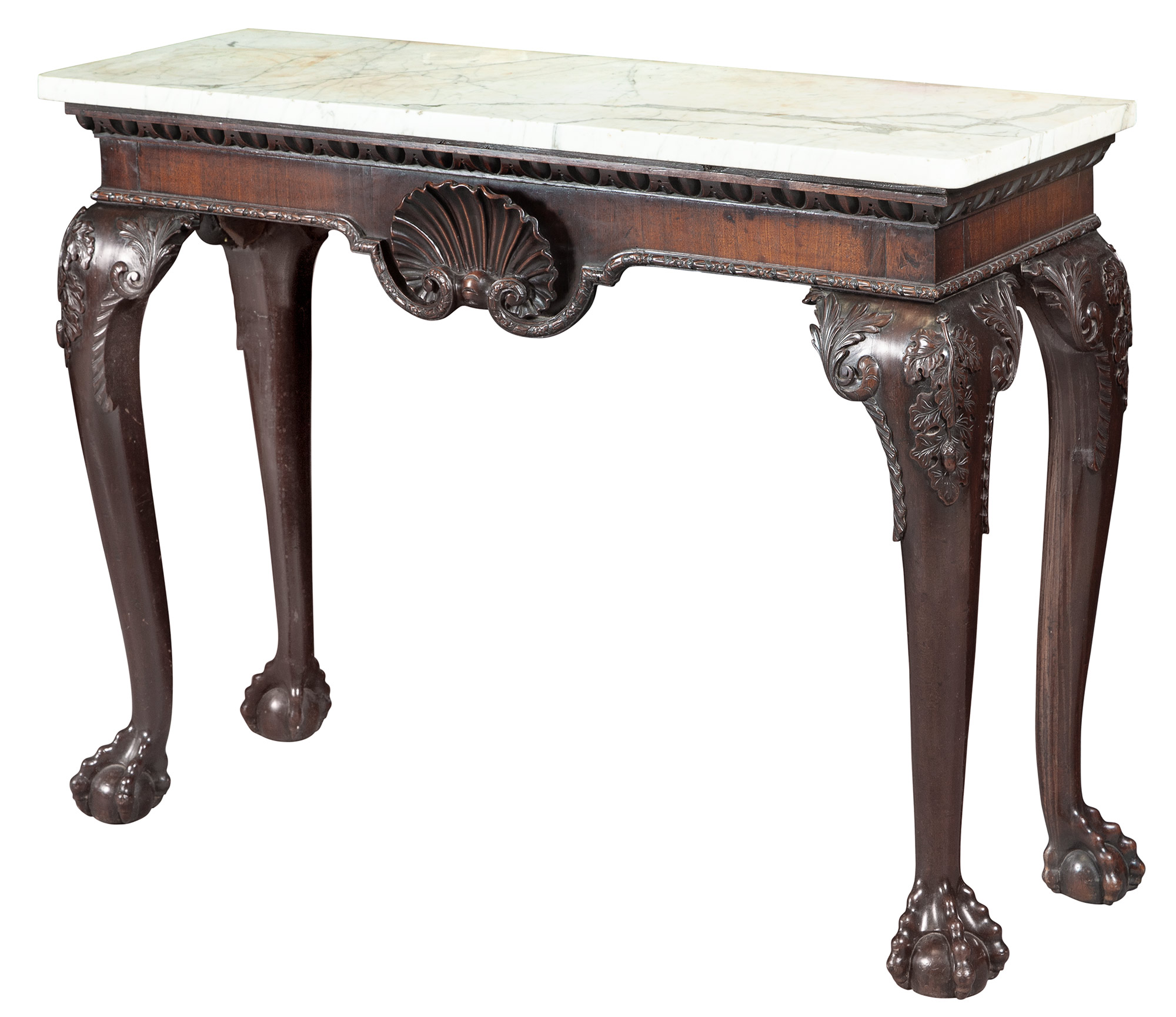 Lot image - George II Mahogany Side Table