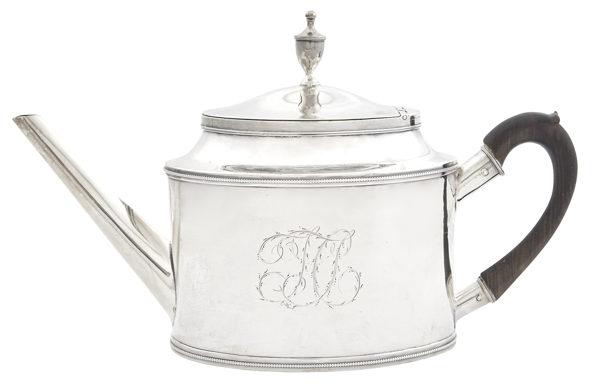 Lot image - American Silver Teapot