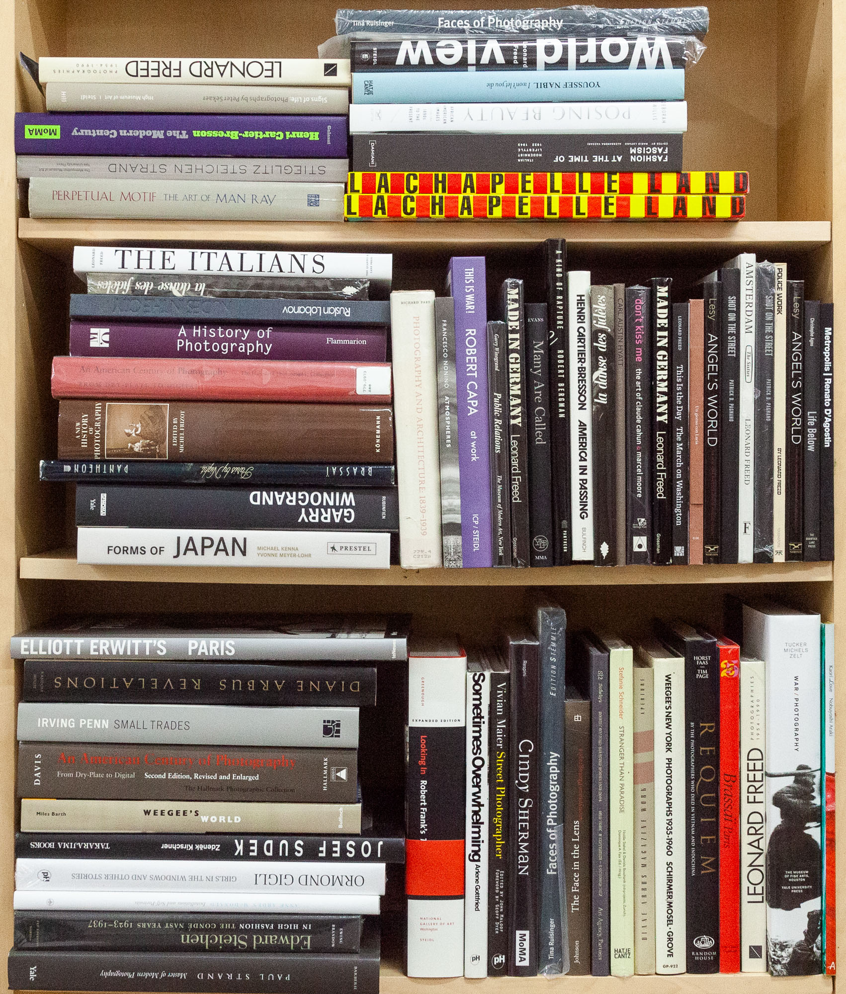 Lot image - [PHOTOBOOKS]  Approximately 65 works on photography.