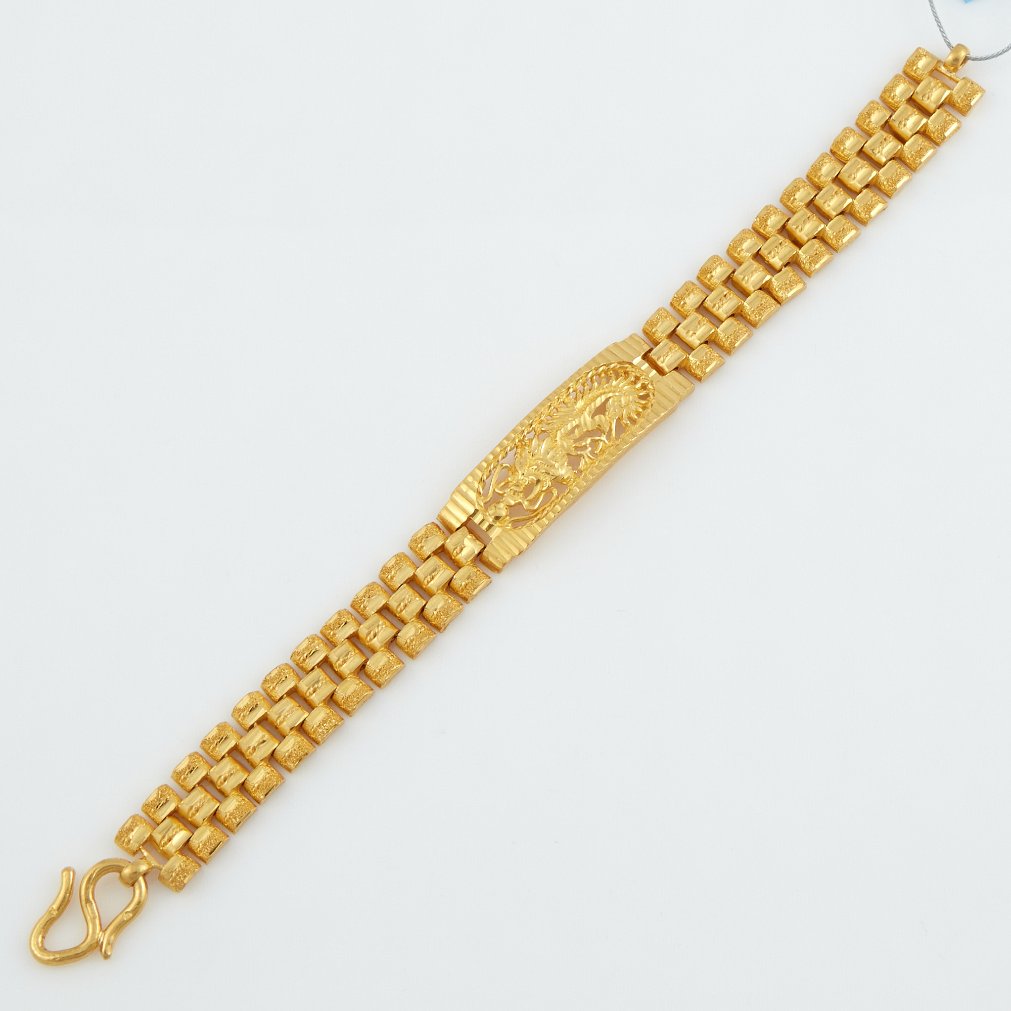 Lot image - Gold Flexible Bracelet, 24K 37 dwt.