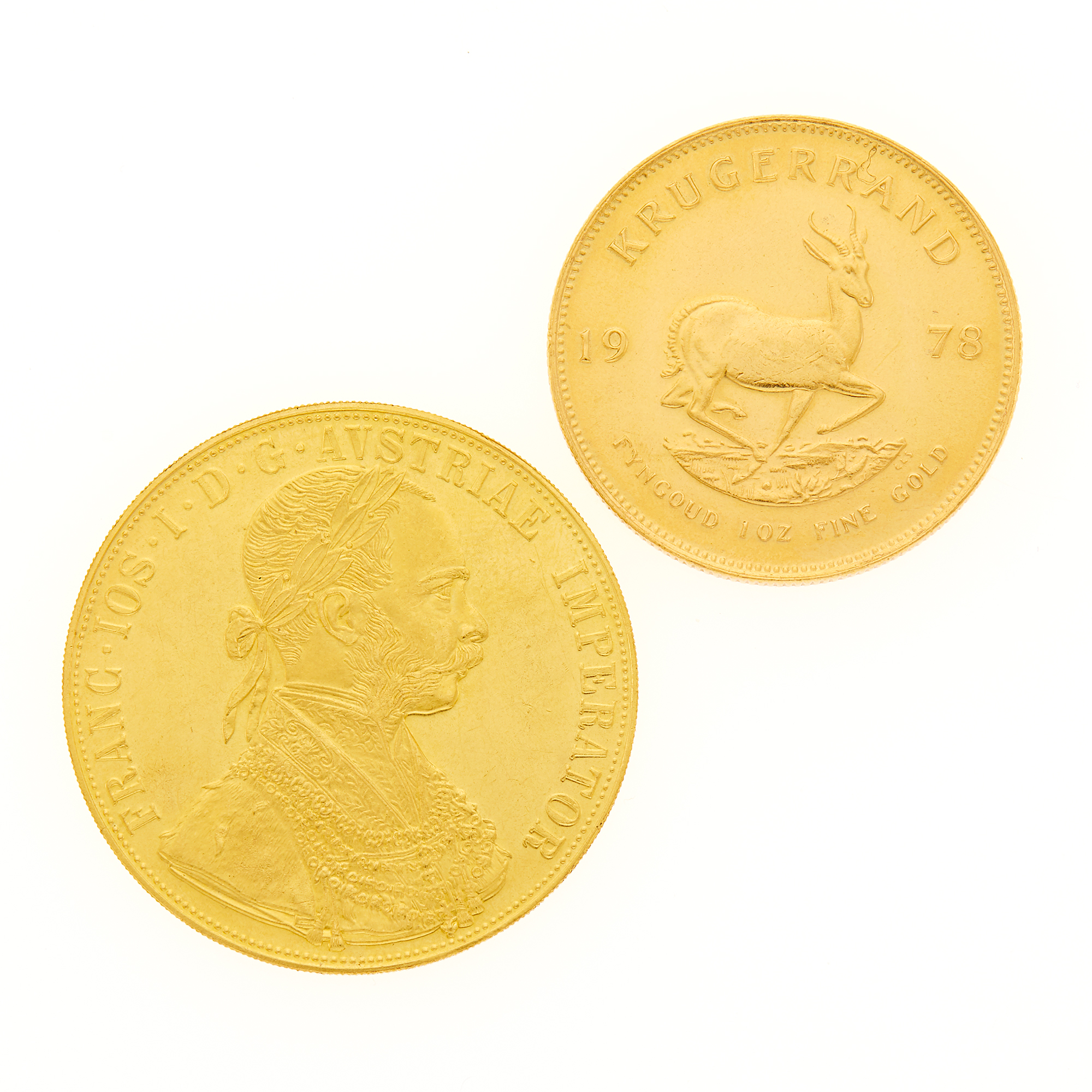 Lot image - Two Gold Foreign Coins