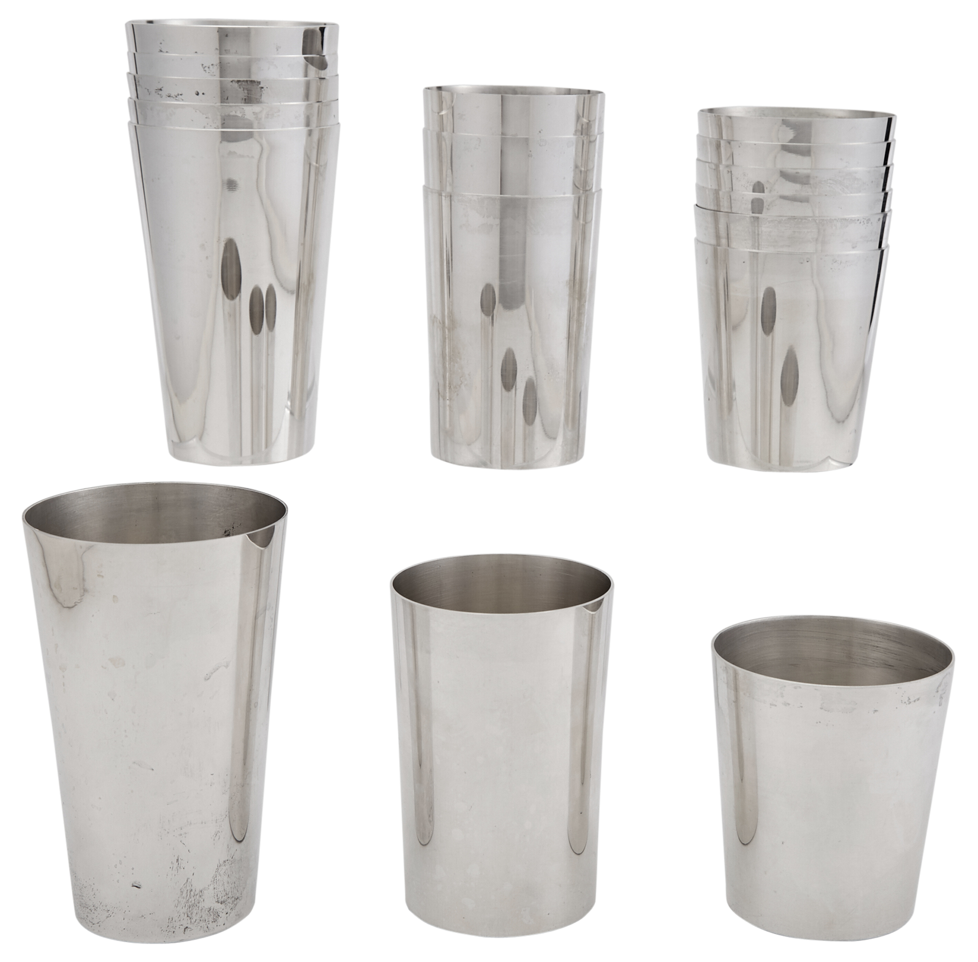 Lot image - Group of Stieff Sterling Silver Julep Cups