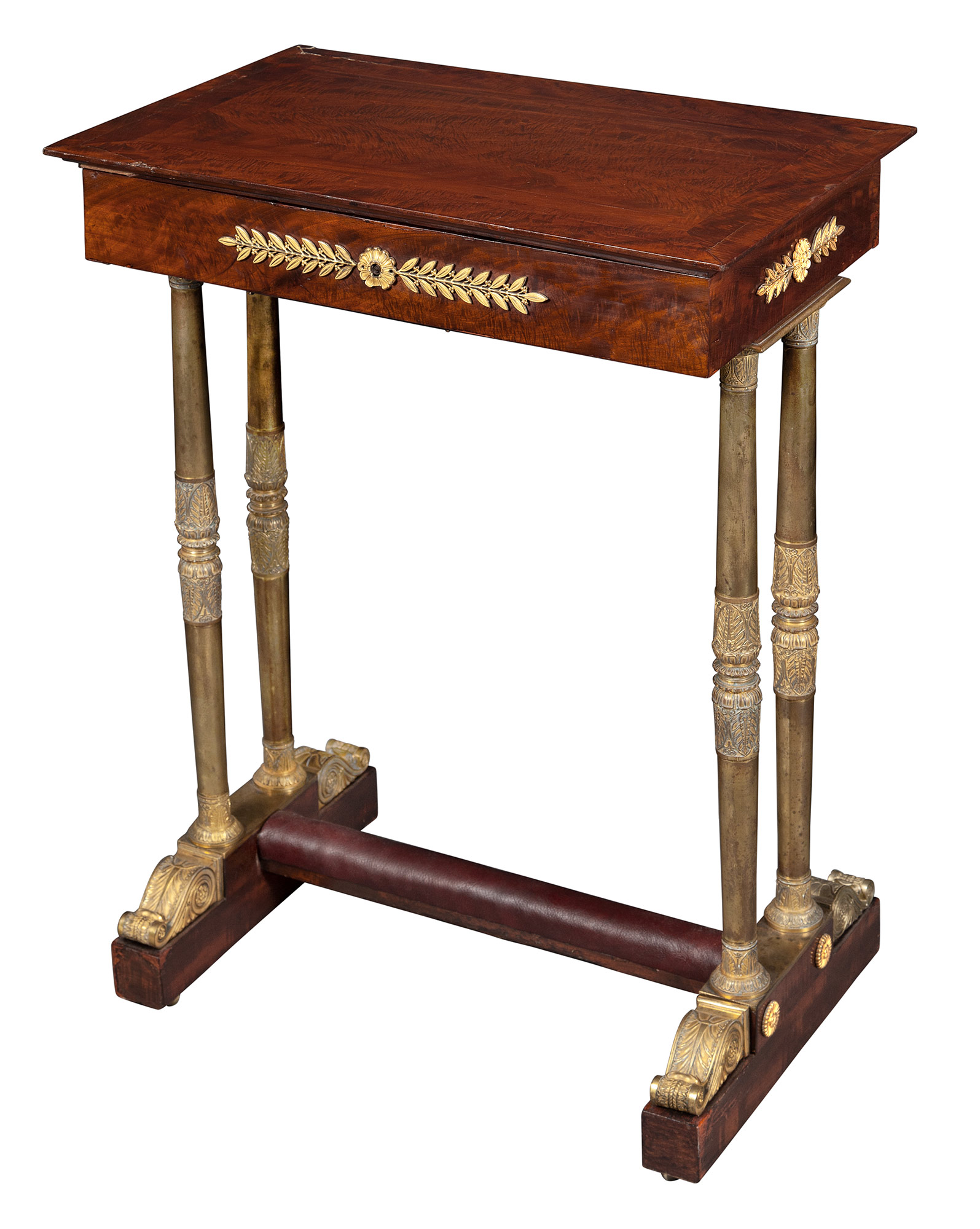 Lot image - Empire Ormolu-Mounted Mahogany Dressing Table