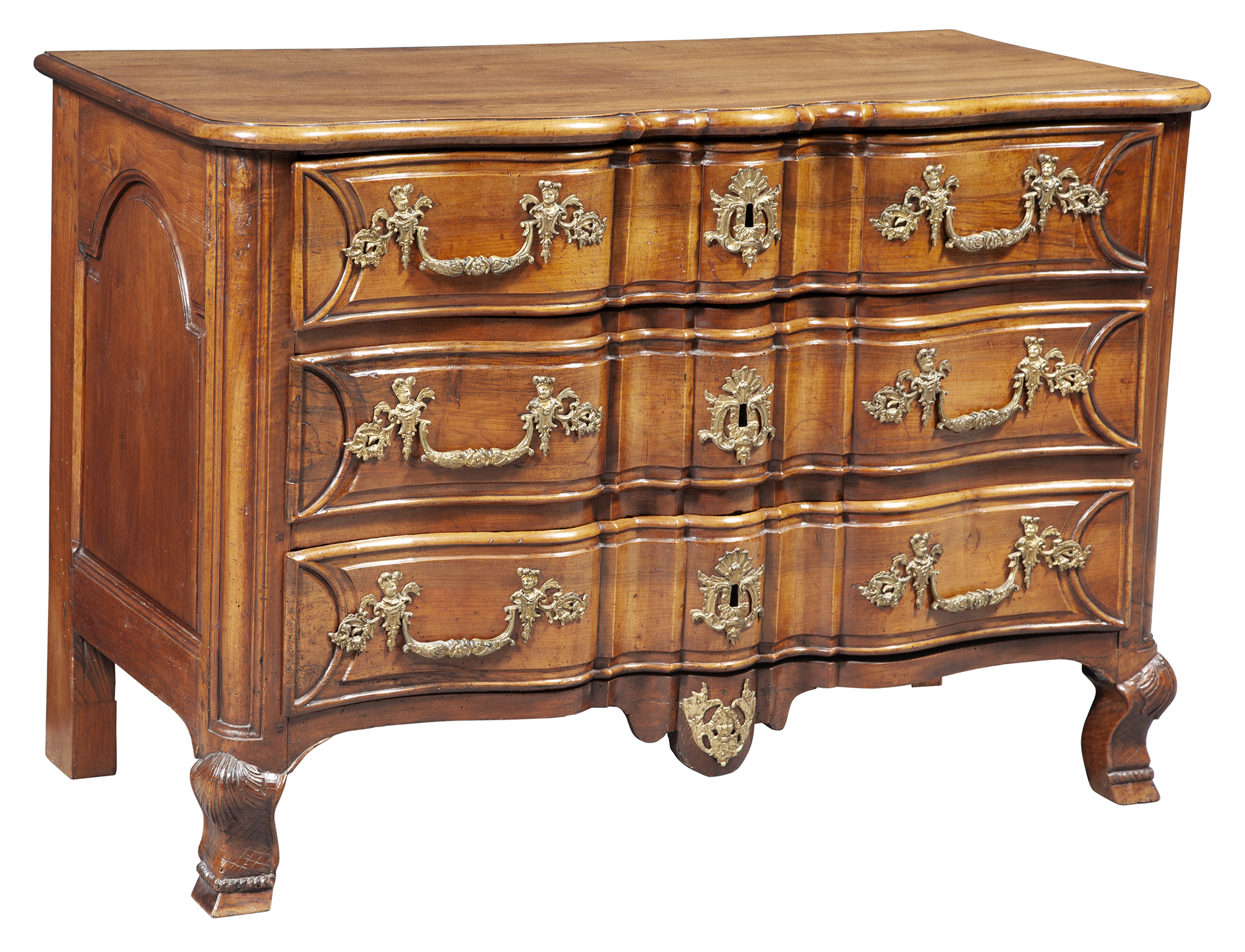Lot image - Louis XV Walnut Commode