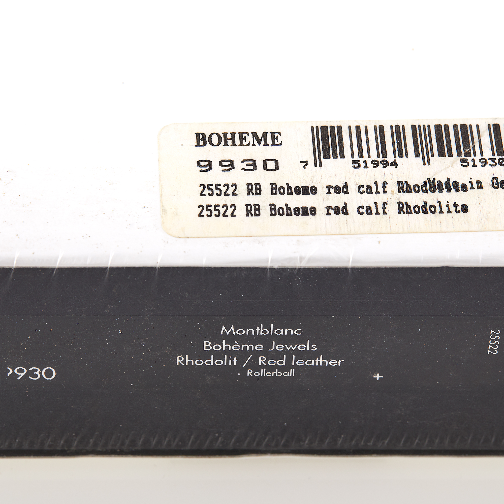 Lot image - Montblanc Boheme Jewels Rhodolite with Red Calf