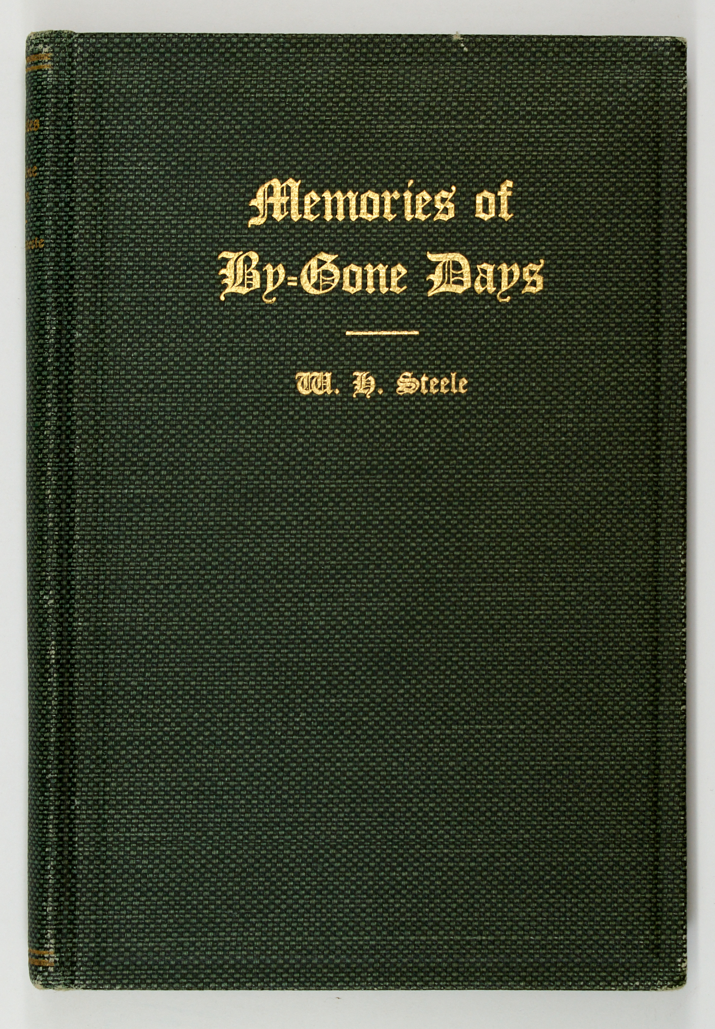 Lot image - [NEBRASKA-HUNTING]  STEELE, W.H. Memories of by-gone days.