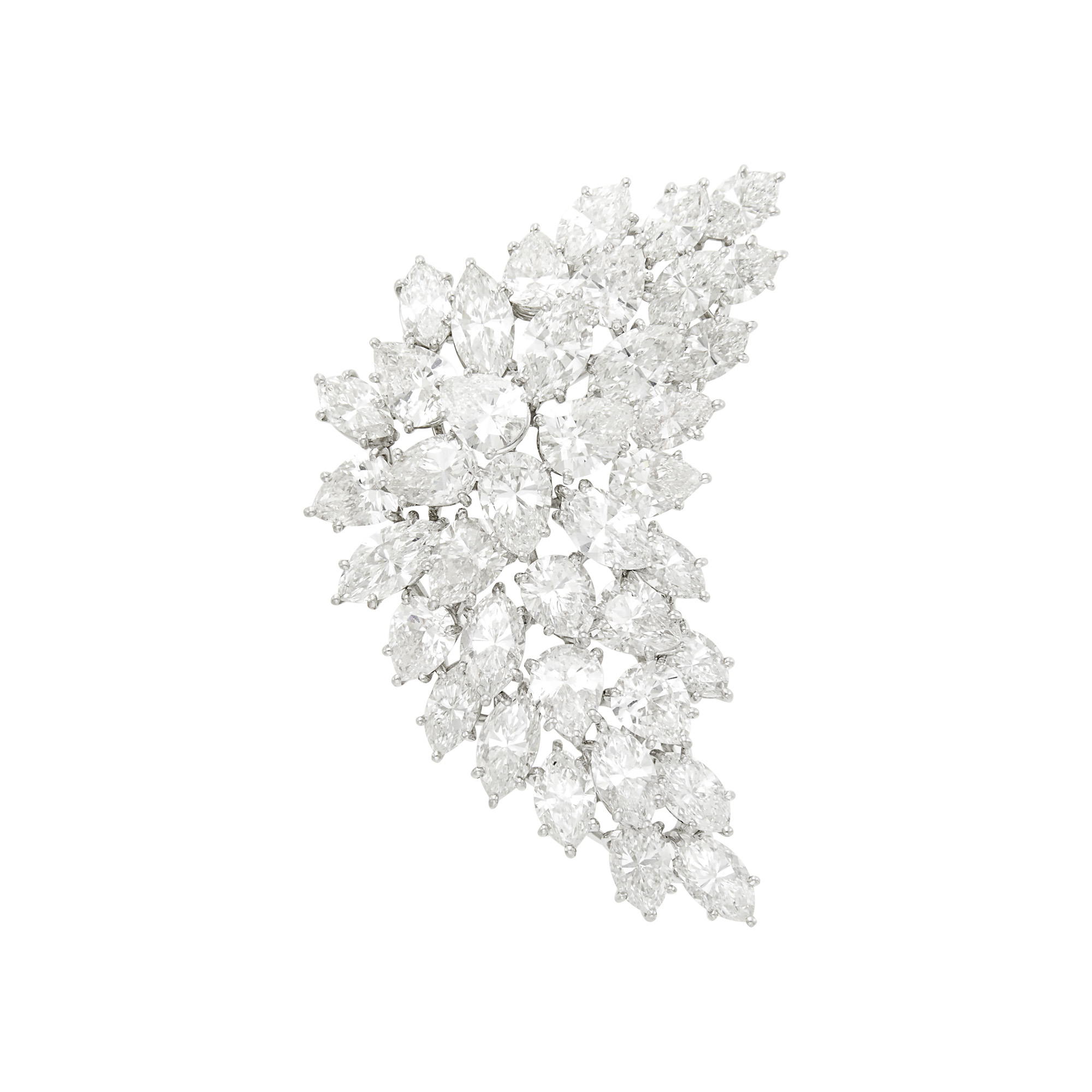 Lot image - Platinum and Diamond Brooch