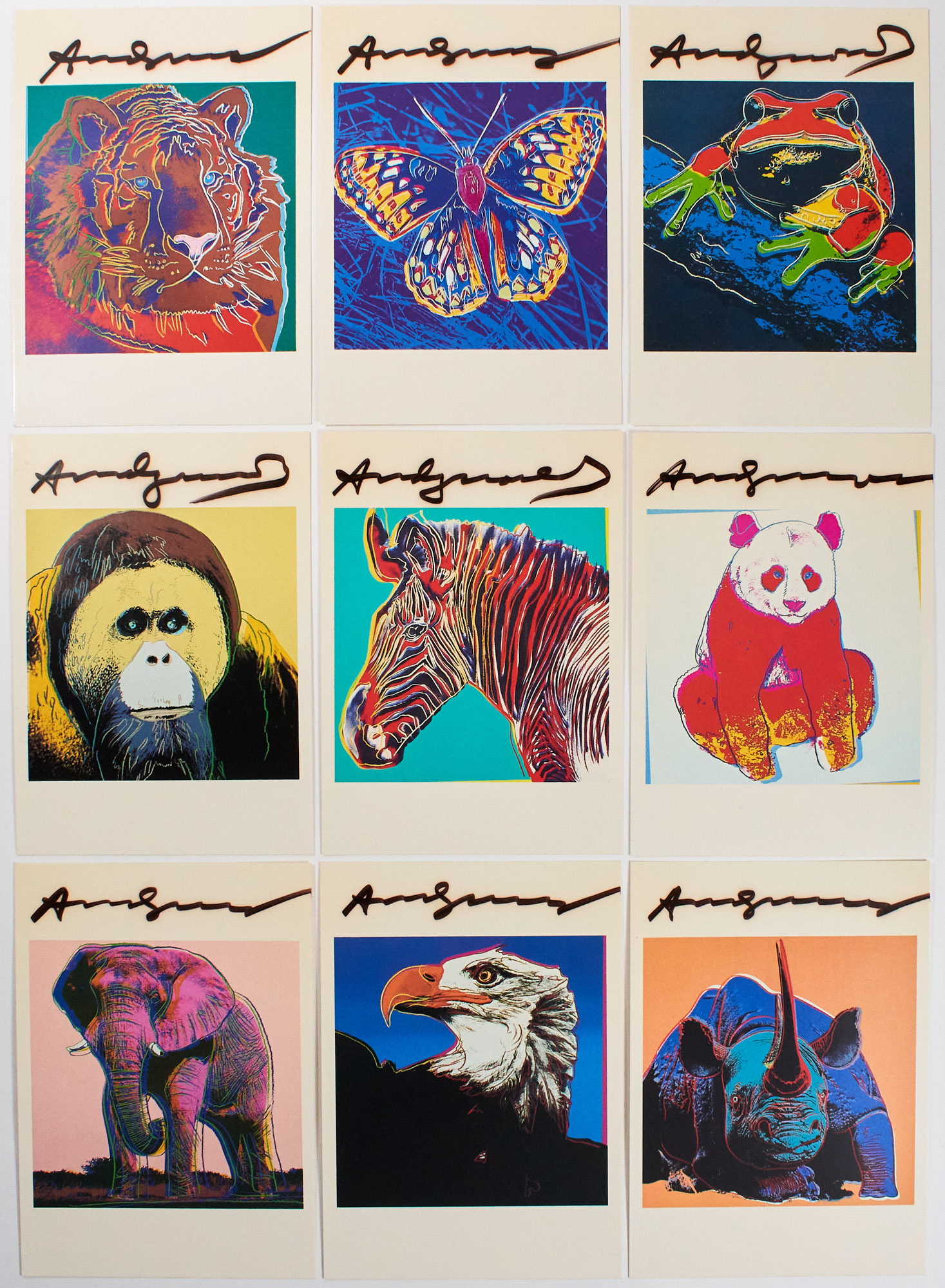 Lot image - ANDY WARHOL  Endangered Species.