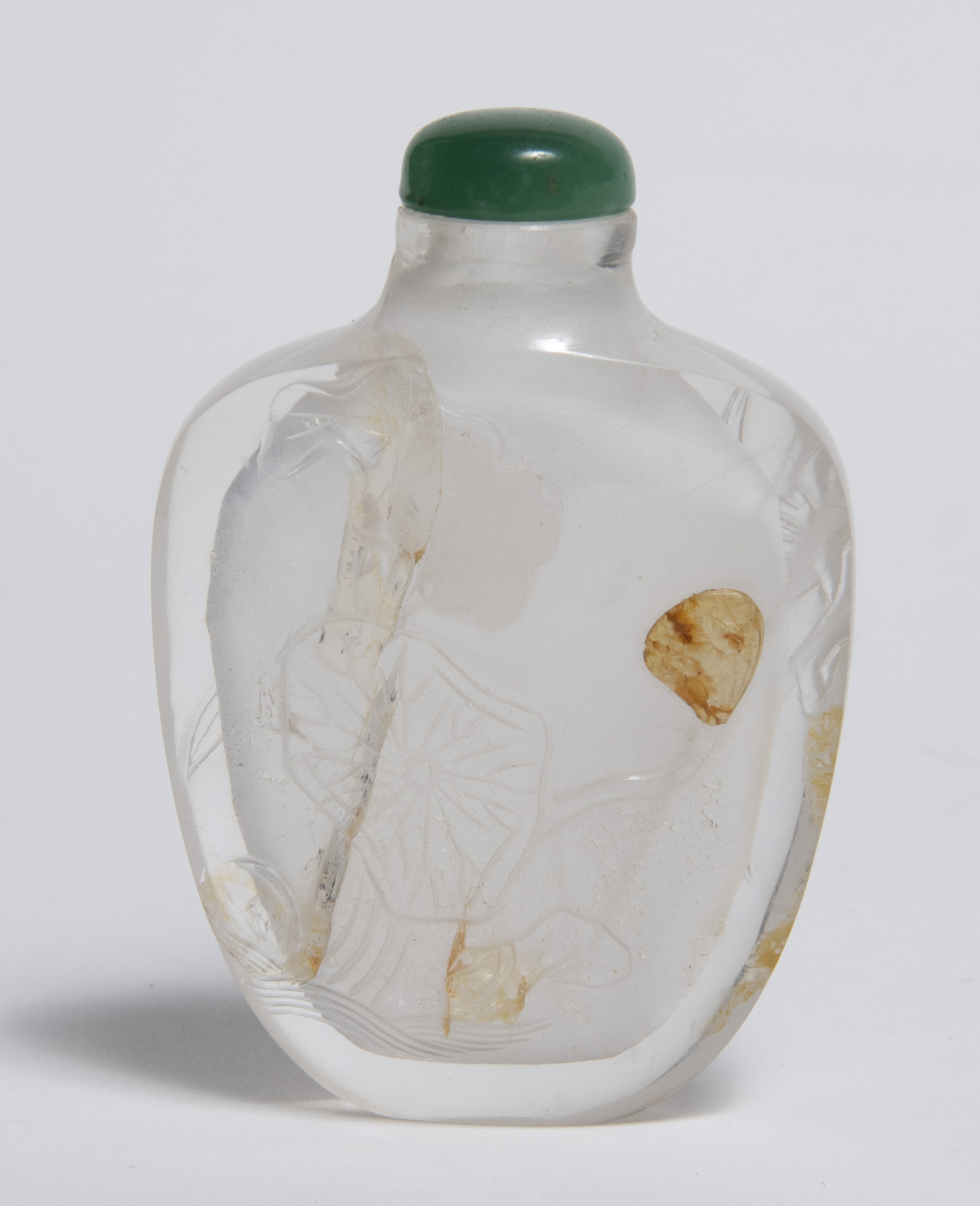 Lot image - A Good Chinese Rock Crystal Snuff Bottle