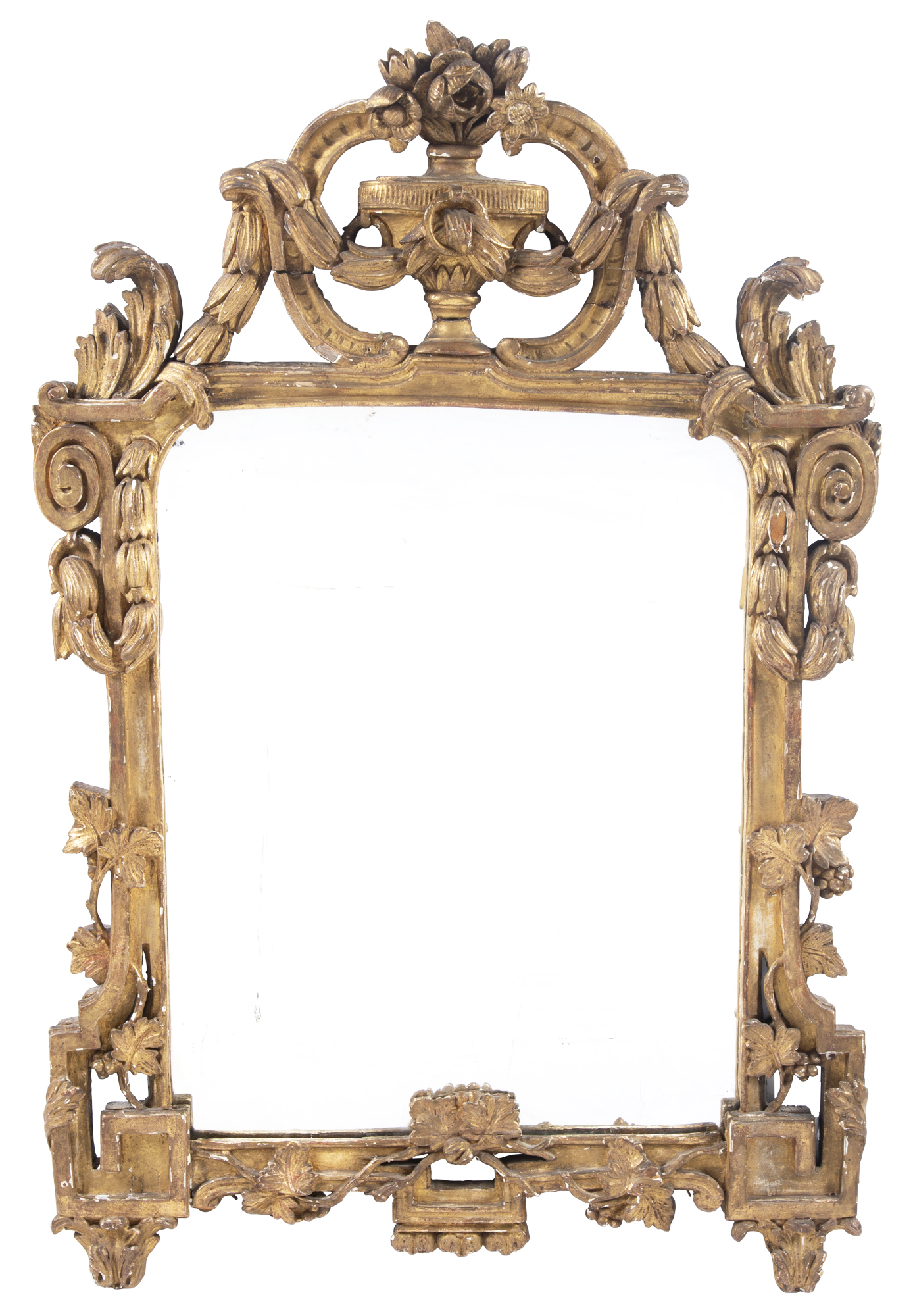 Lot image - Louis XV Style Giltwood Mirror