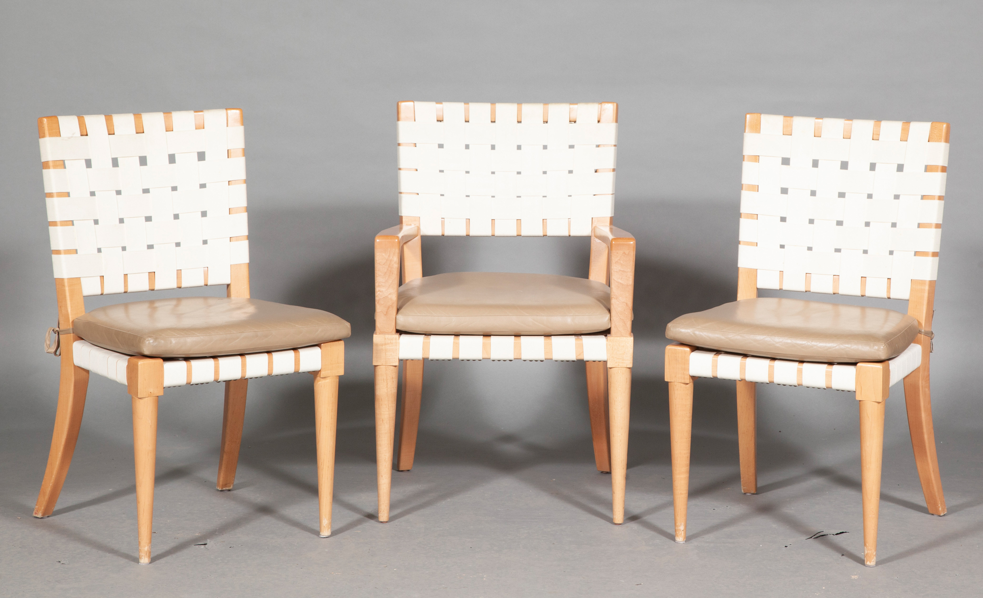 Lot image - Three Vicente Wolf Web Chairs