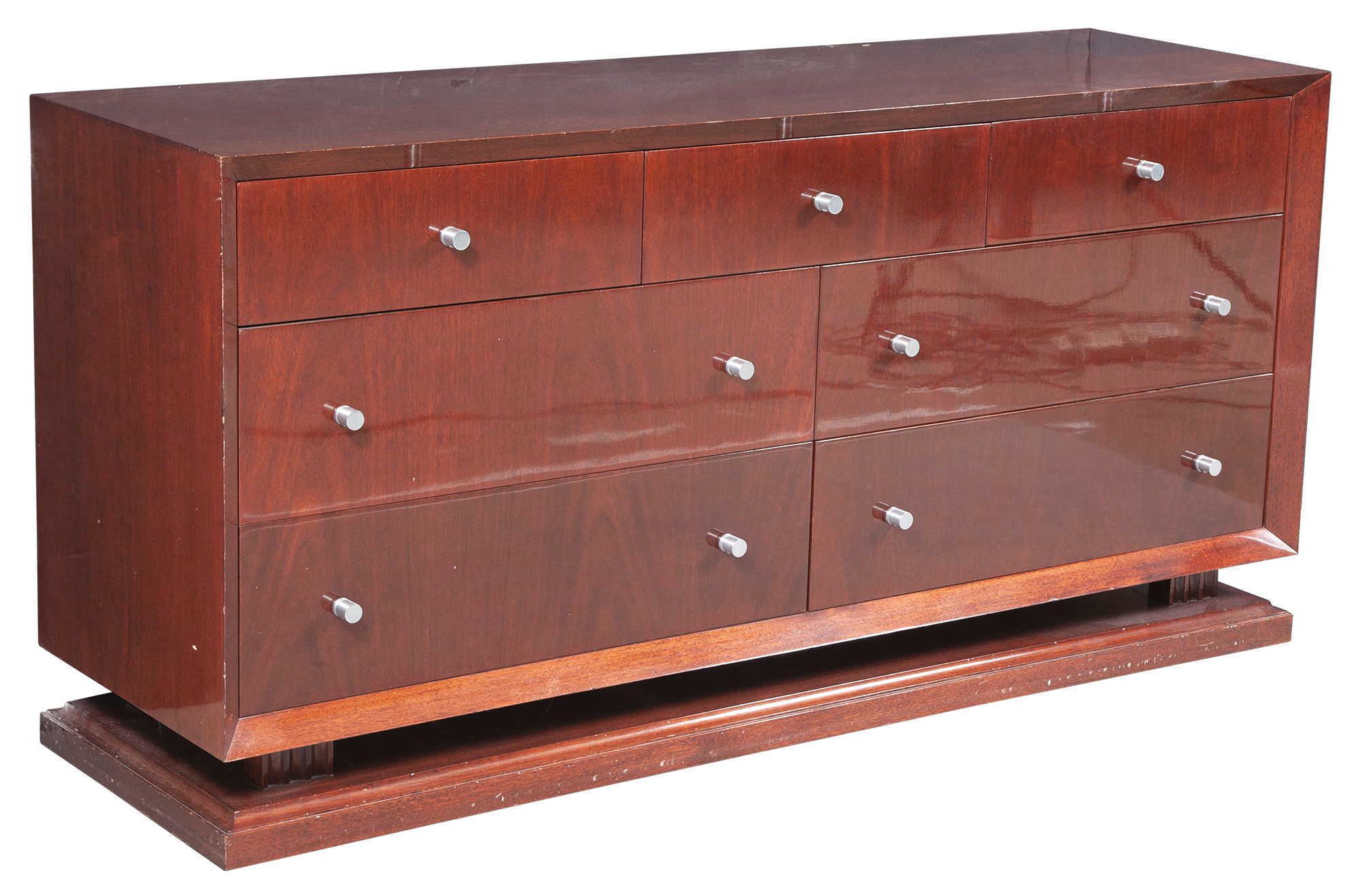 Lot image - Vicente Wolf Mahogany Seven-Drawer Chest of Drawers
