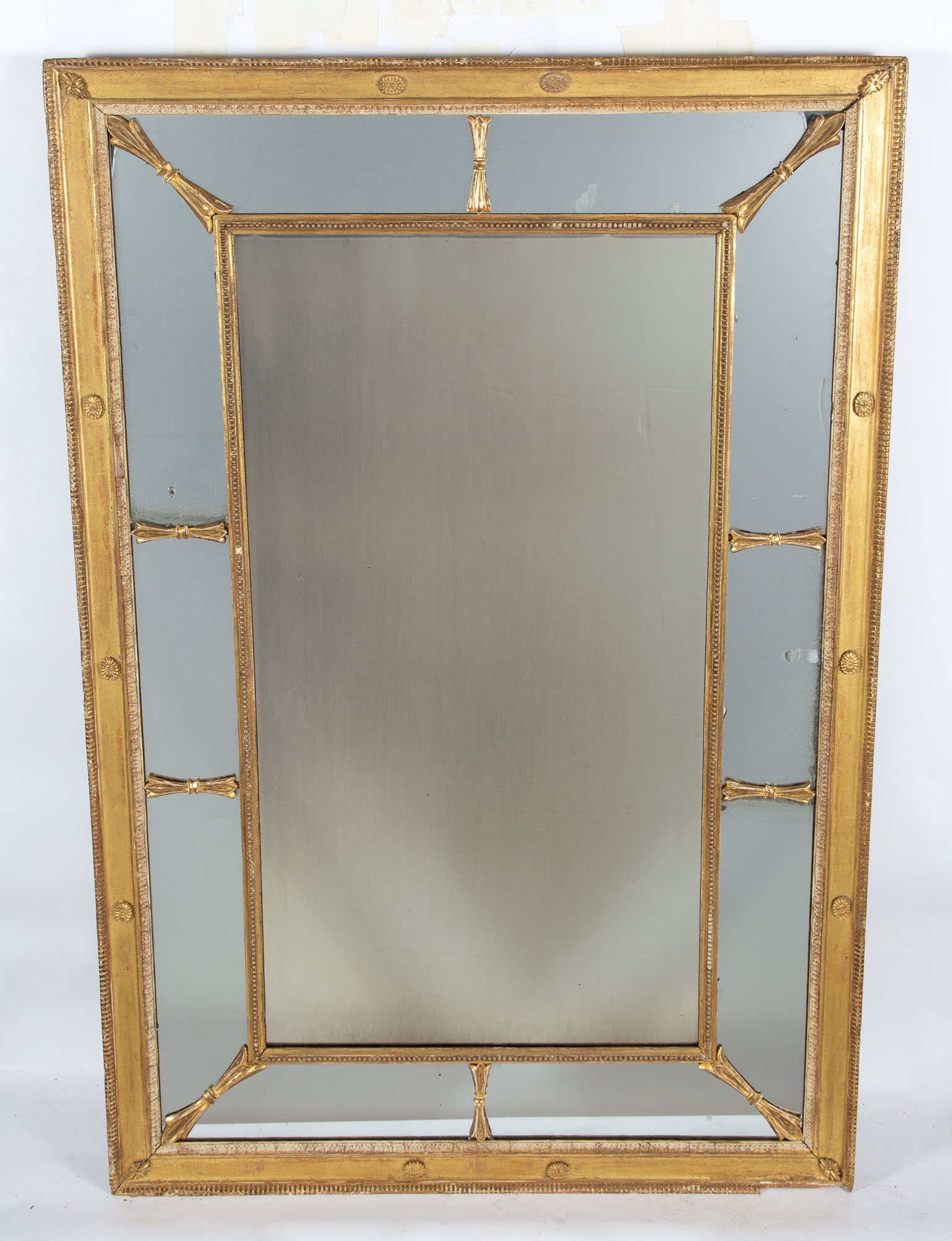 Lot image - George III Giltwood Mirror-Framed Mirror