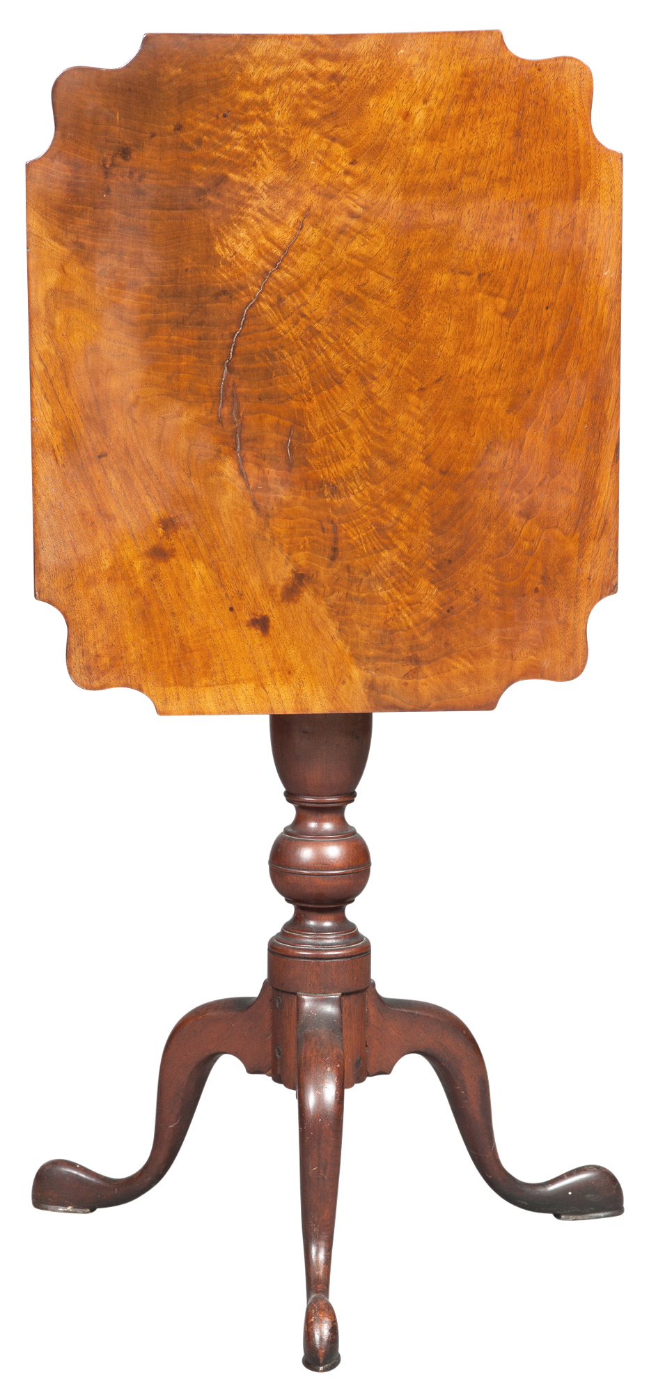 Lot image - Federal Mahogany Tilt-Top Tripod Stand