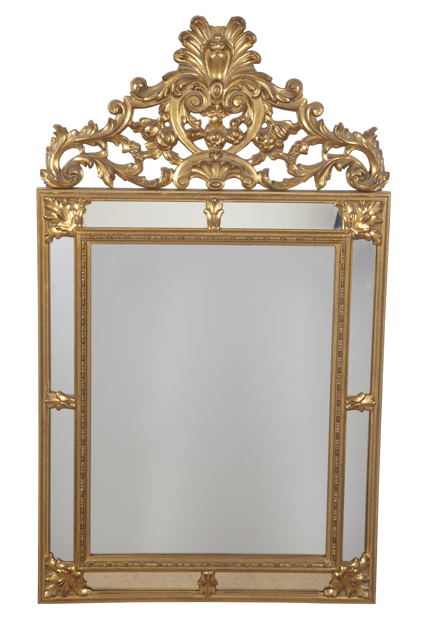 Lot image - Régence Style Giltwood Mirror-Framed Mirror