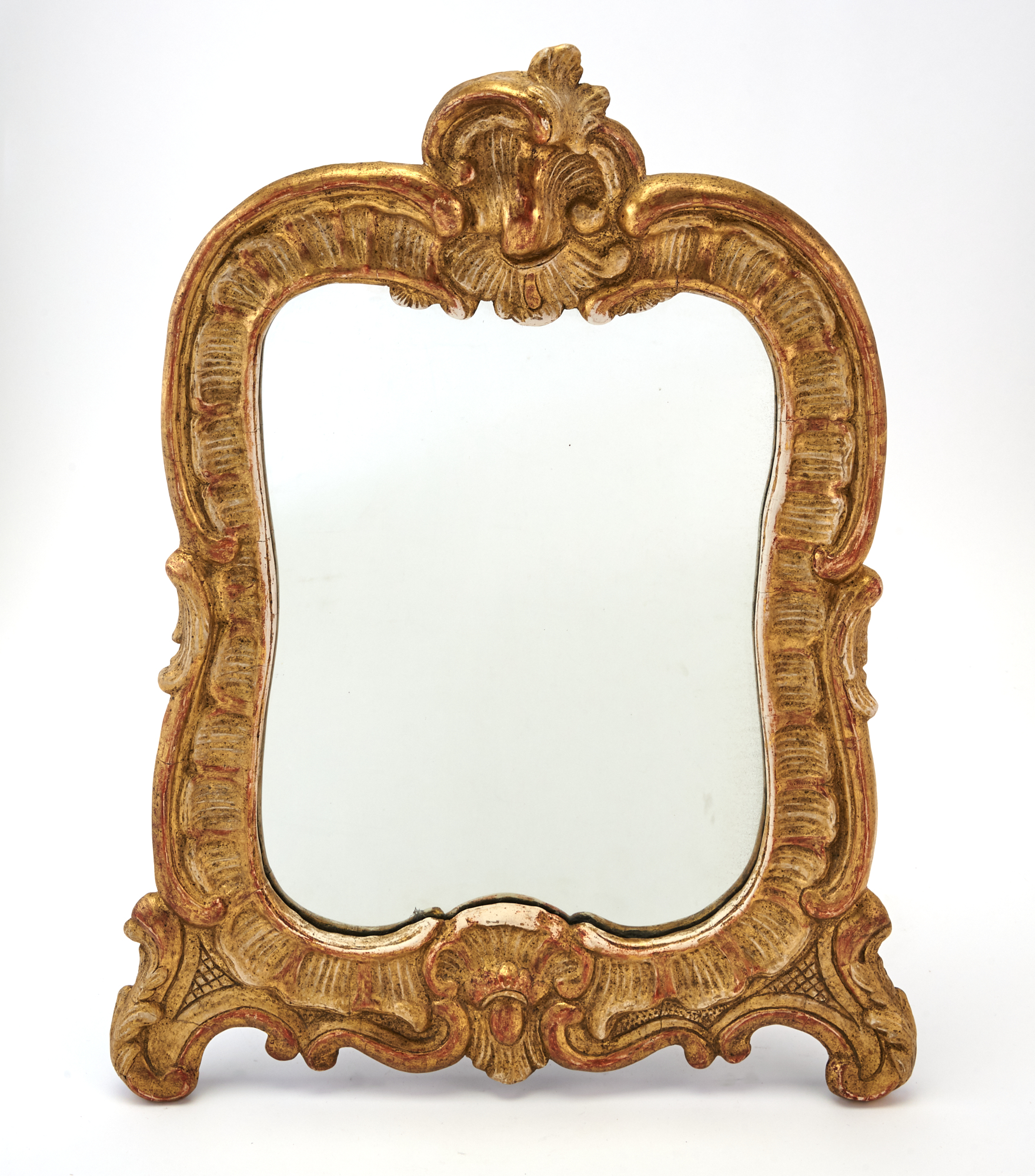 Lot image - Continental Rococo Style Giltwood Dressing Table Mirror