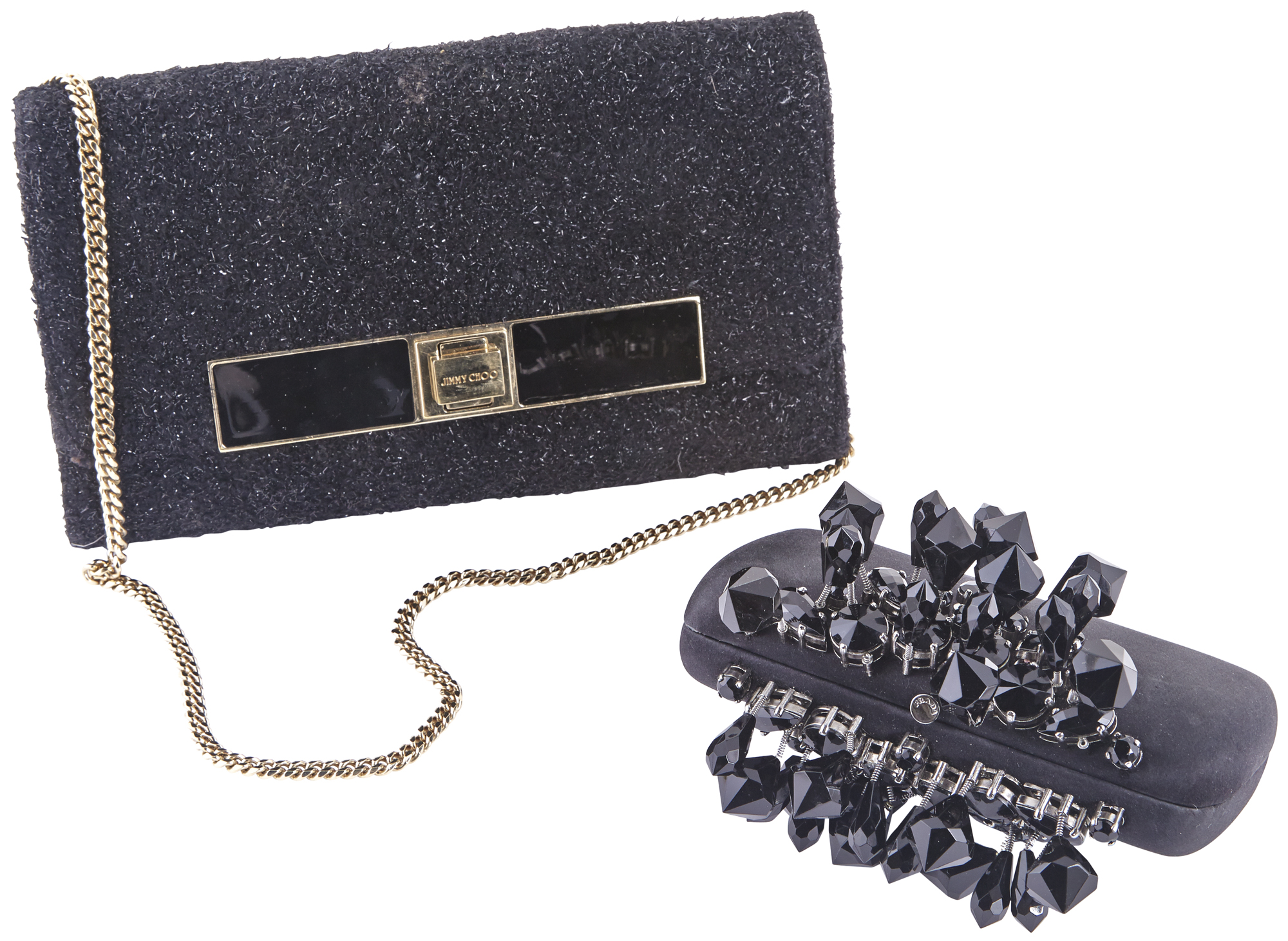 Lot image - Prada & Jimmy Choo  Two Evening Handbags.