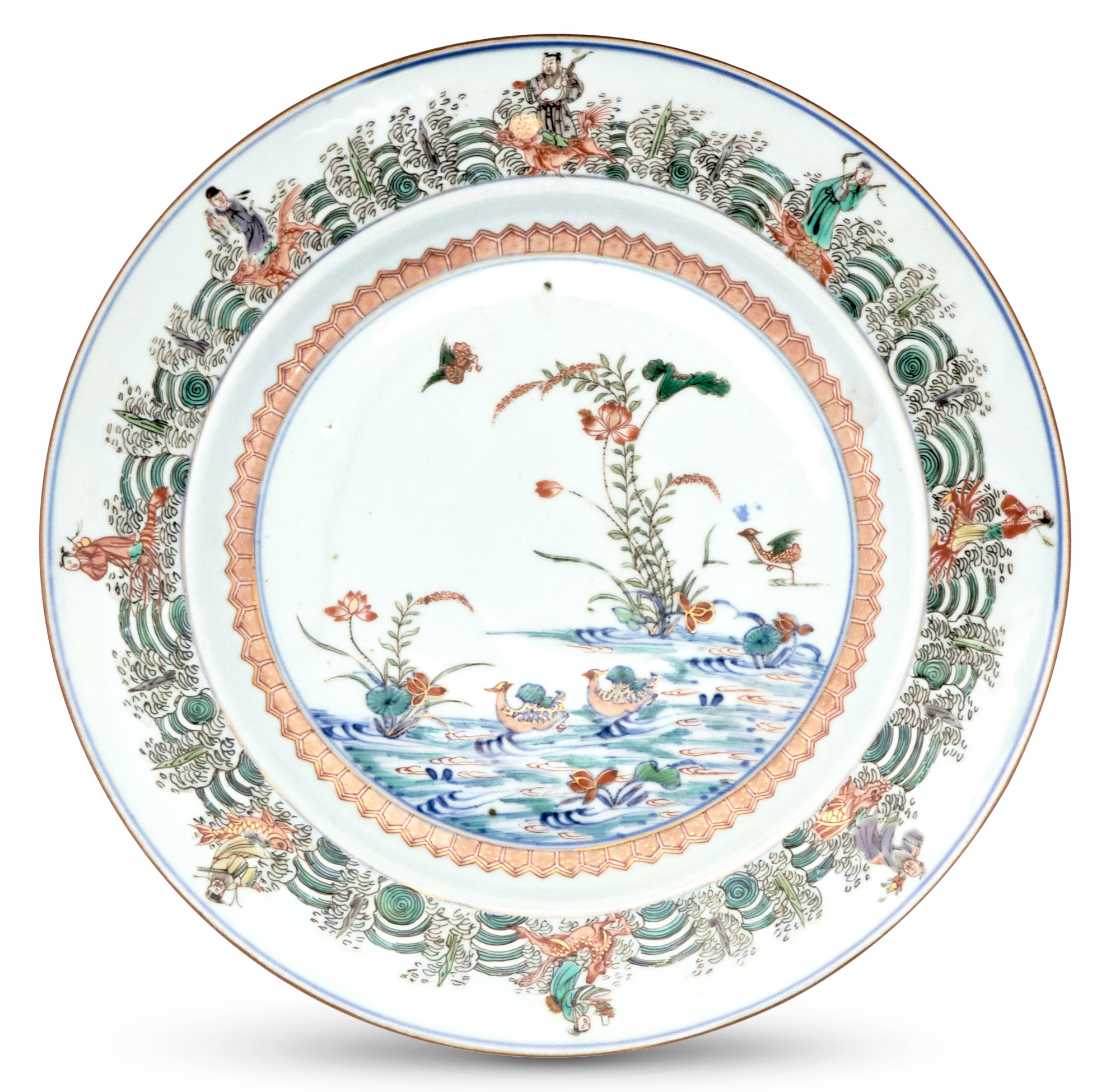 Lot image - A Fine Chinese Porcelain Dish