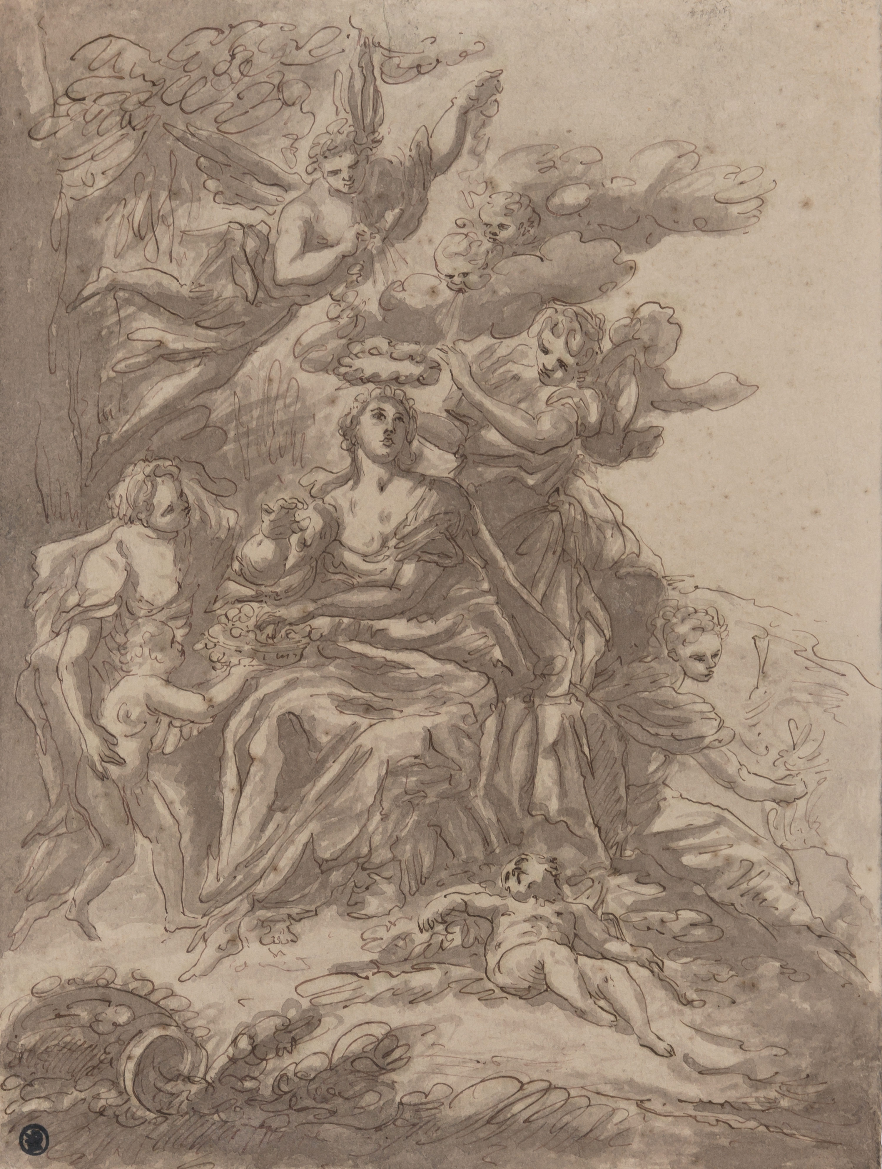 Lot image - Attributed to Giovanni Battista Beinaschi