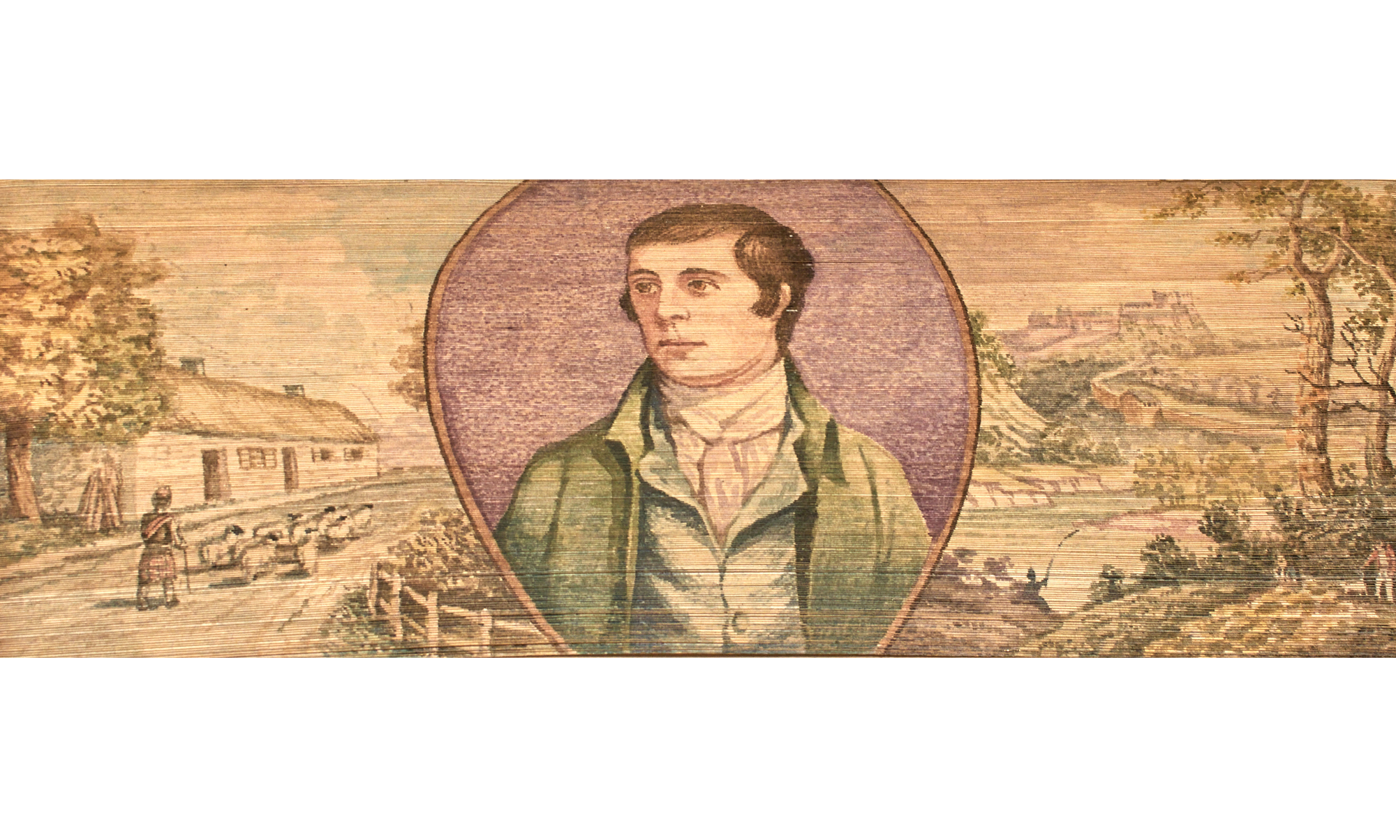 Lot image - [FORE-EDGE PAINTINGS]  Group of fourteen volumes, all with fine concealed fore-edge paintings.