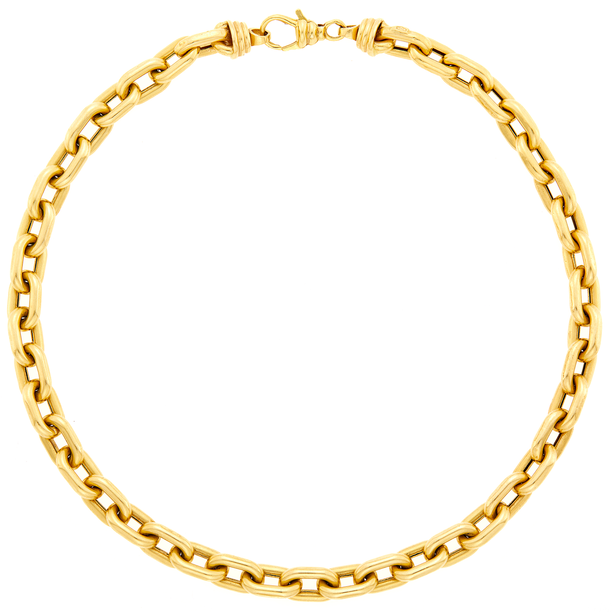Lot image - Gold Link Chain Necklace
