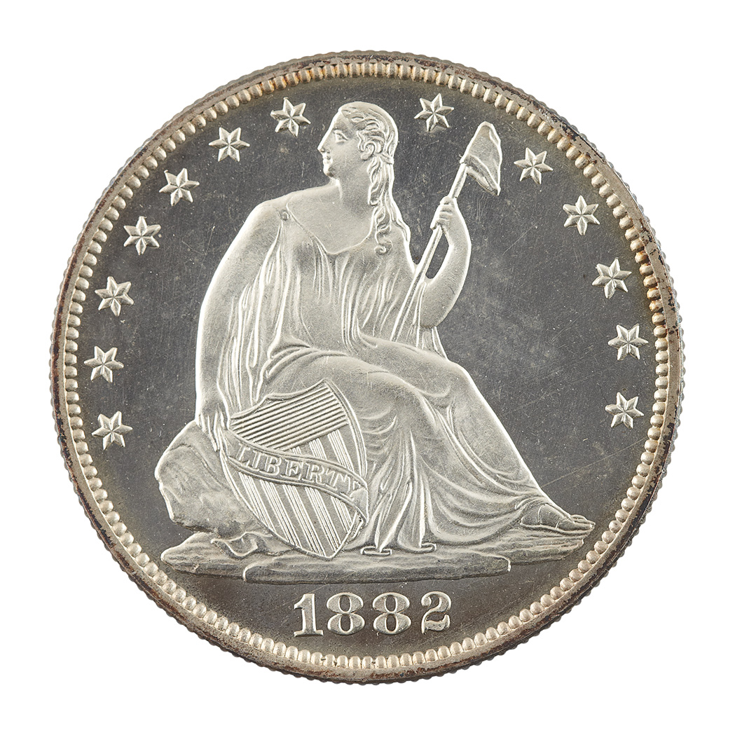 Lot image - United States 1882 Seated Half Dollar