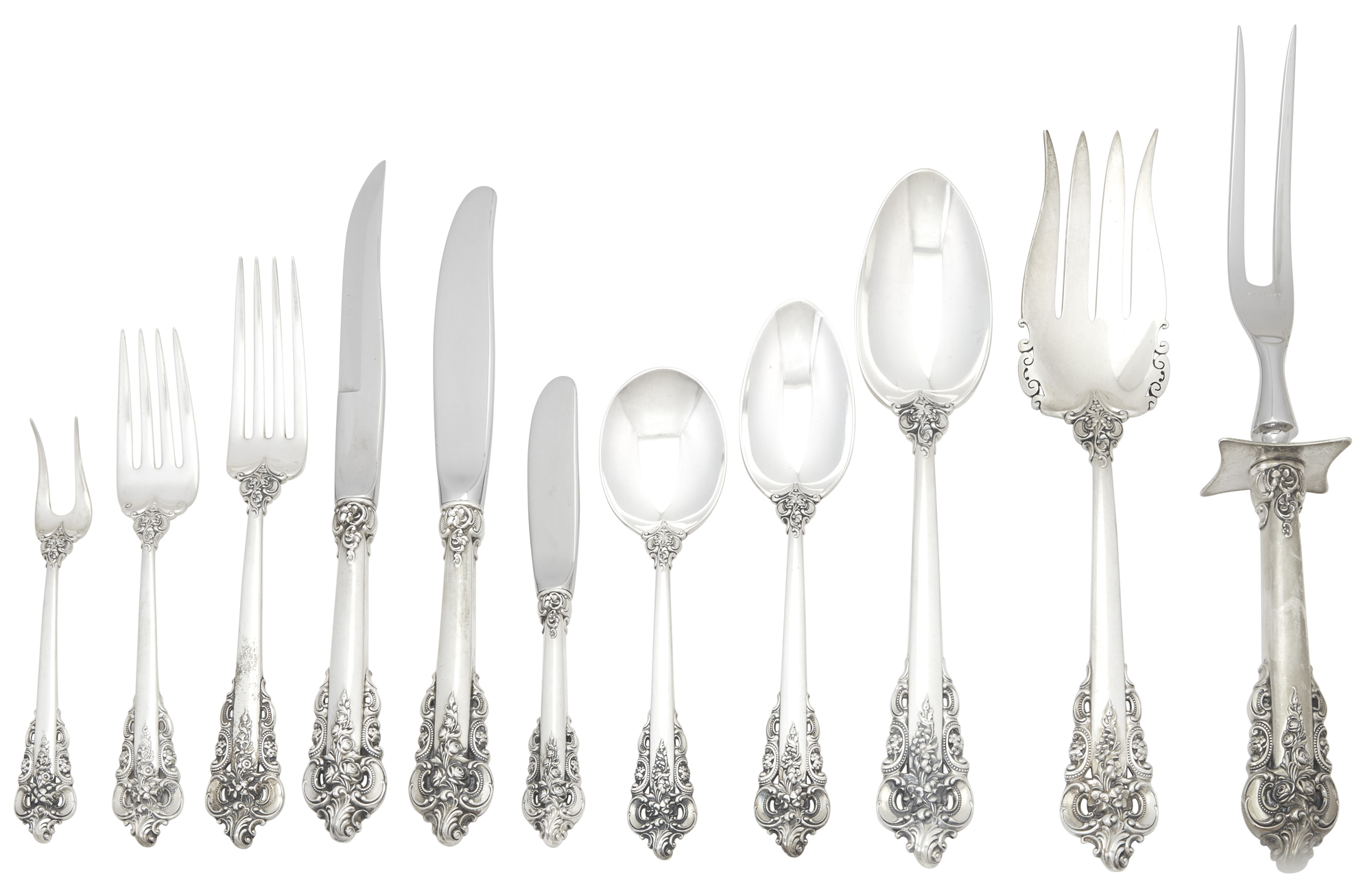 Lot image - Wallace Ground Sterling Silver Baroque