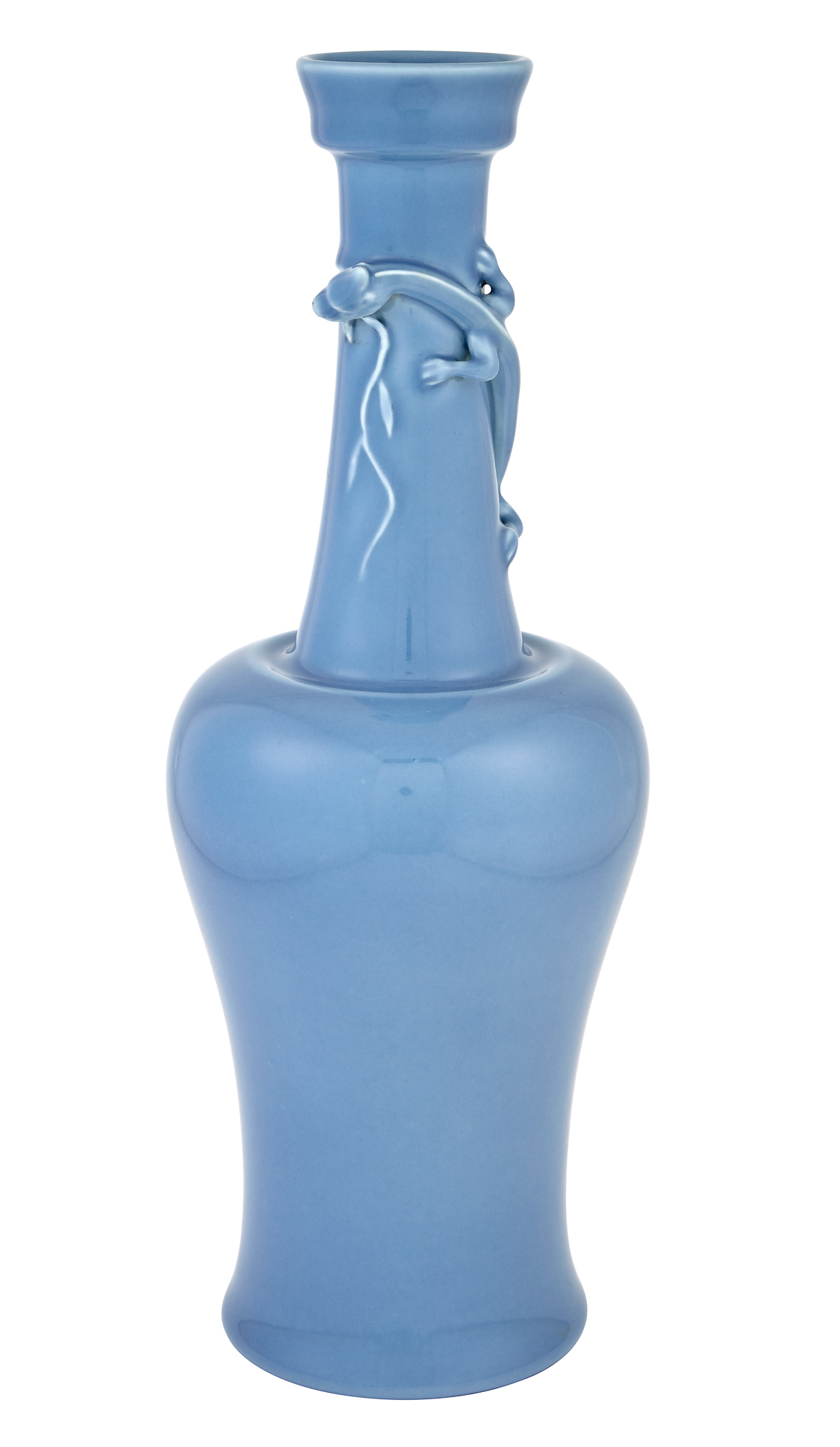 Lot image - Chinese Clare De Lune Glazed Porcelain Vase